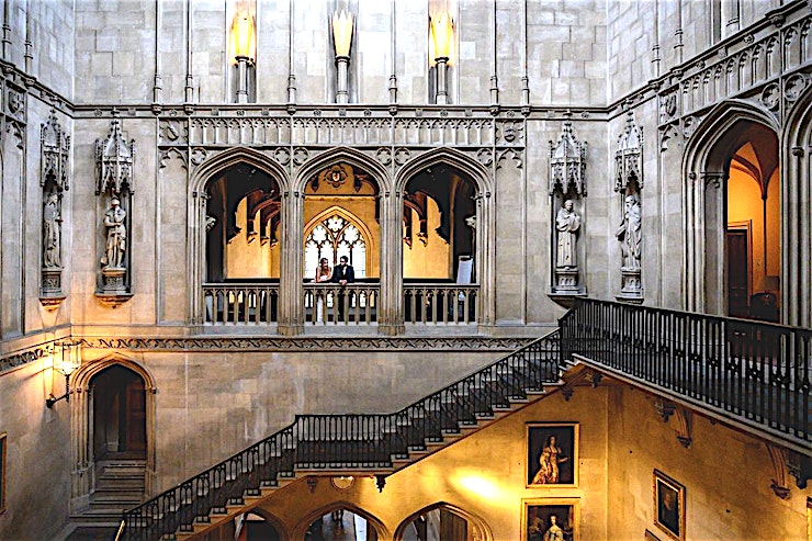 The Grand Hall *The Grand Hall at Ashridge House is a breathtaking space that is sure to wow your guests at any wedding or event*
At the heart of the house, there is The Grand Hall. This space has welcomed a pleth