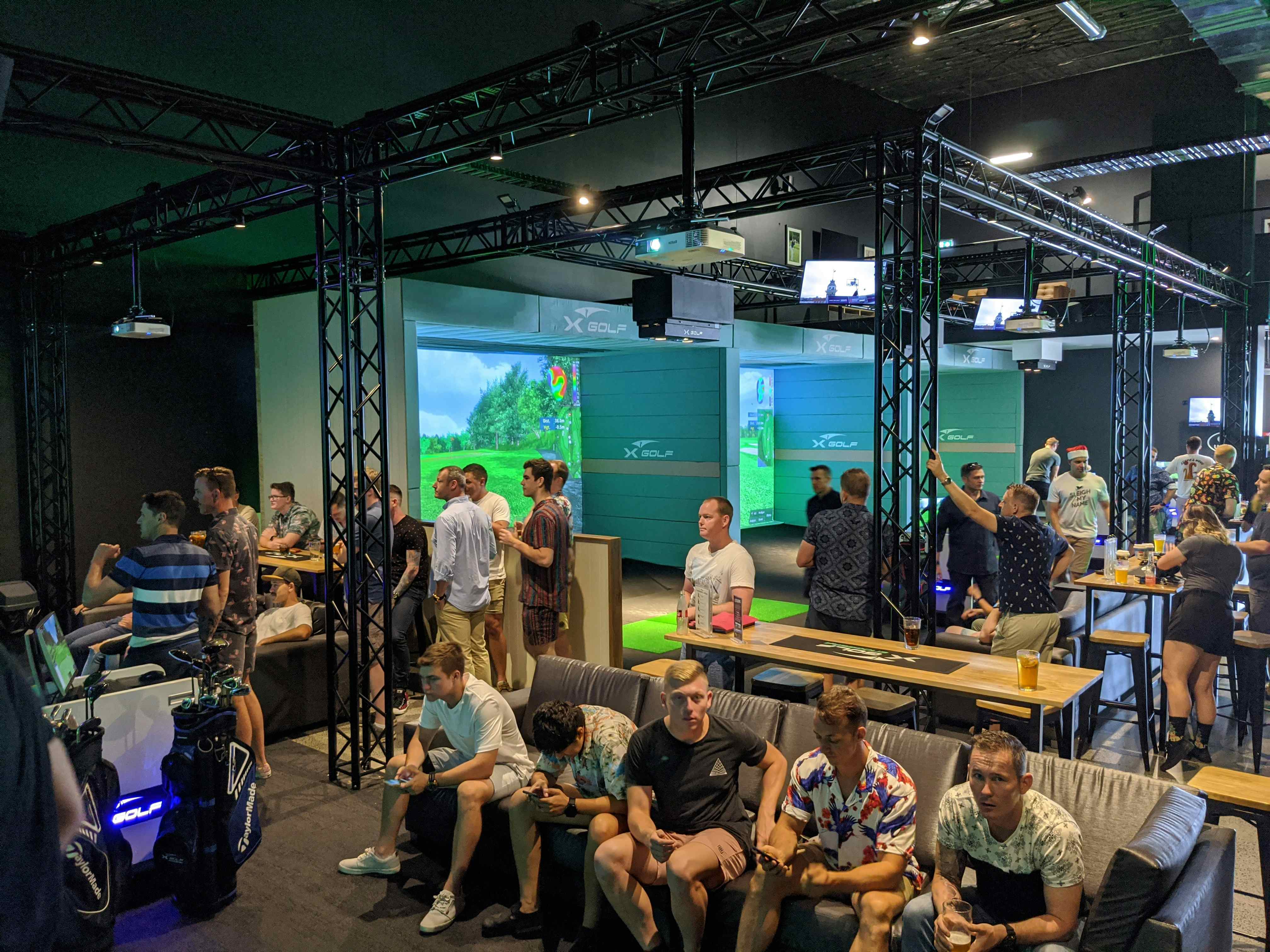 Indoor Golf Simulator and Bar 1