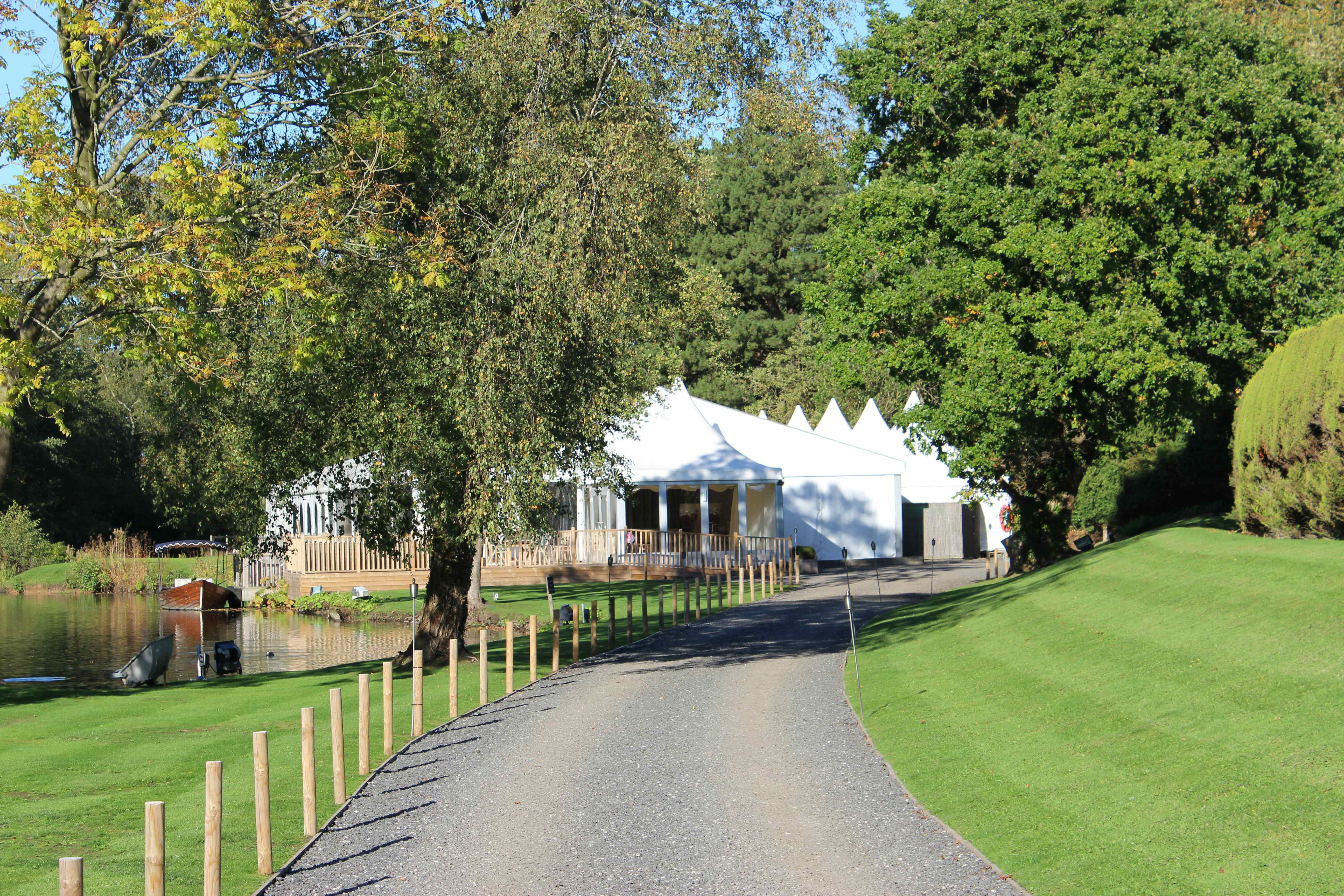 Book Lakeside Marquee at Thornton Manor Estate. A Wirral Venue for Hire