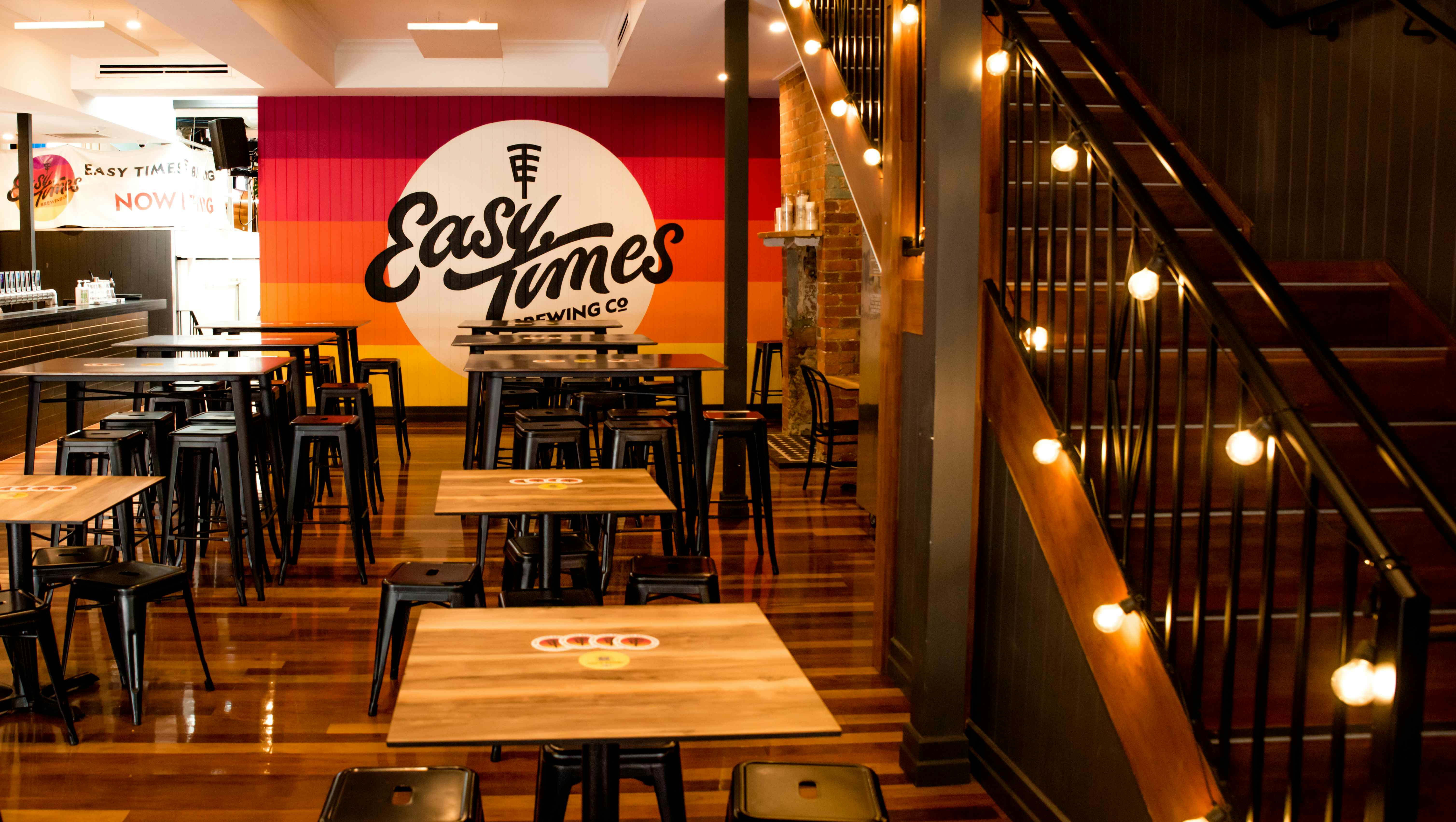 Tap Room, Easy Times Brewing Co