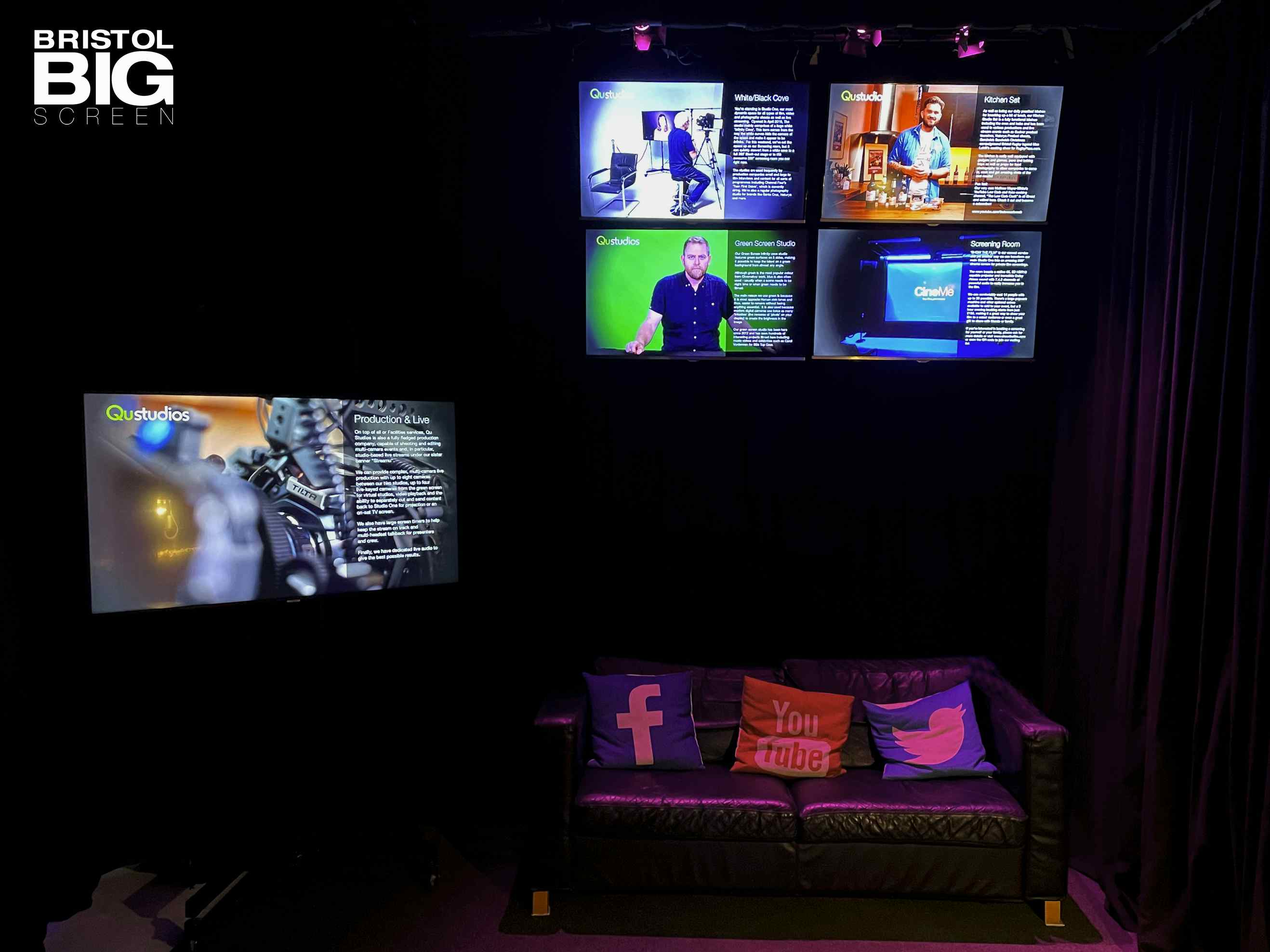 Bristol Big Screen: Screening Room | 200" 4K HDR10 3D Dolby Atmos 13