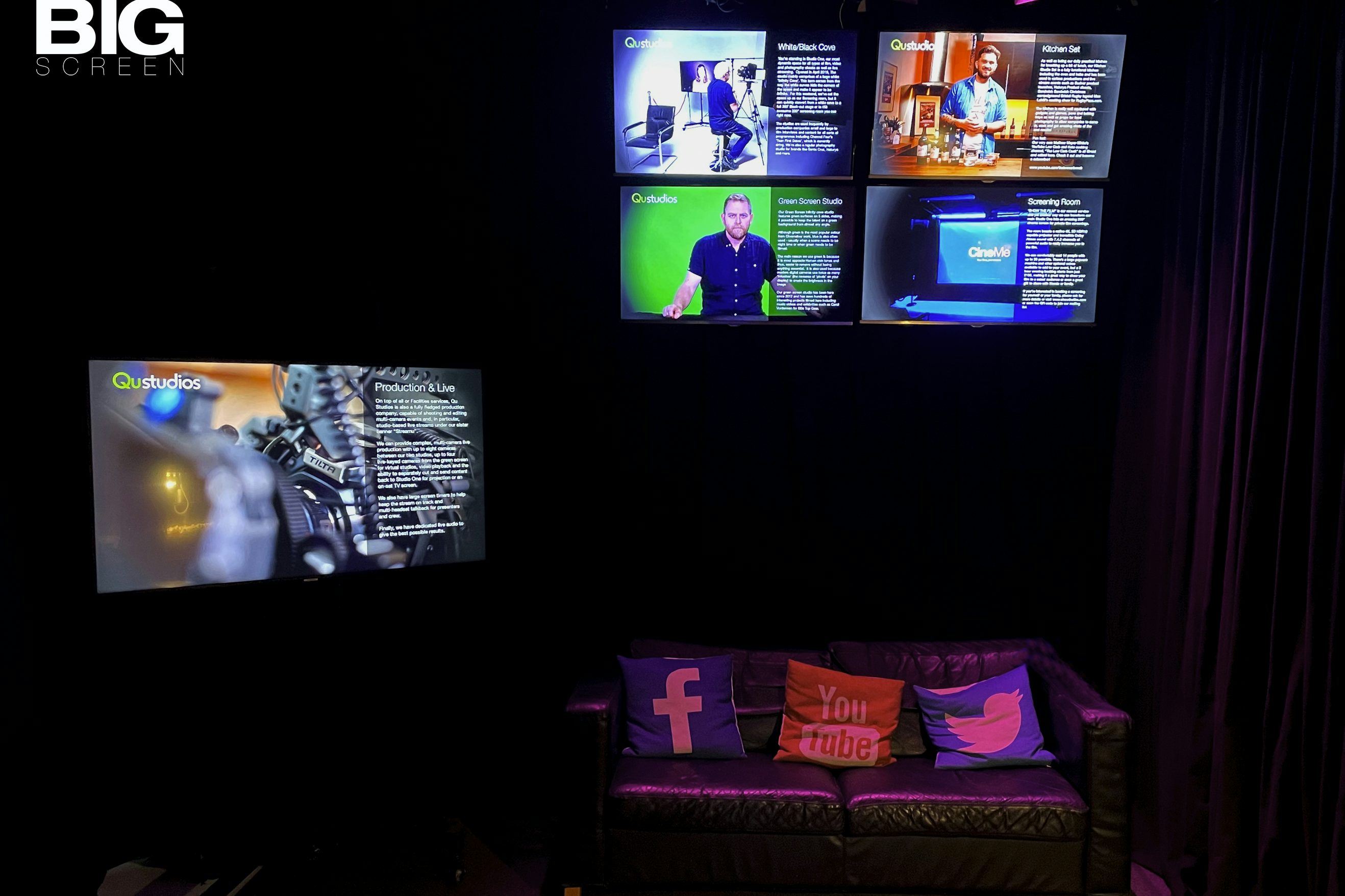 Bristol Big Screen: Screening Room | 200" 4K HDR10 3D Dolby Atmos 13