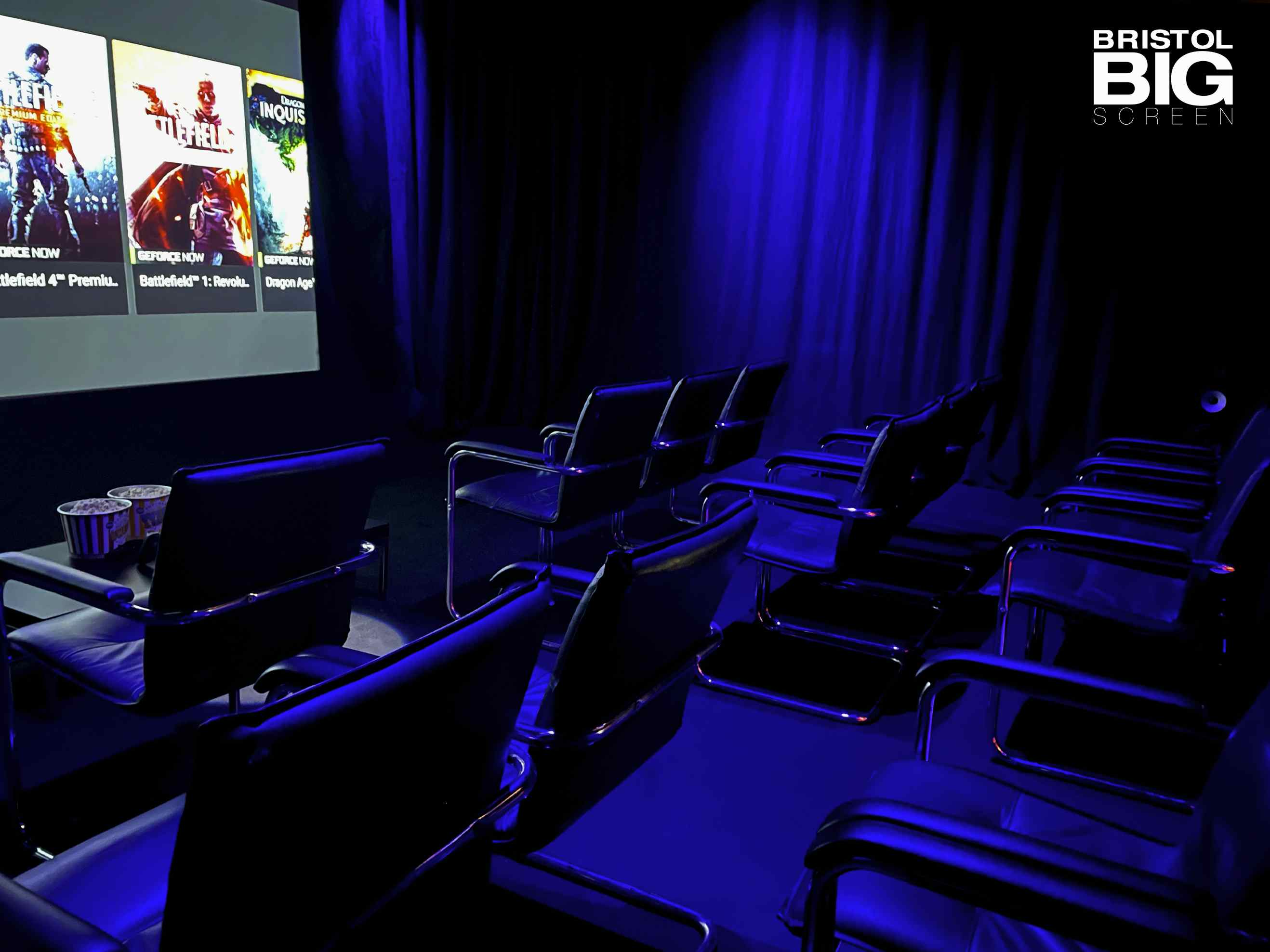 Bristol Big Screen: Screening Room | 200" 4K HDR10 3D Dolby Atmos 32