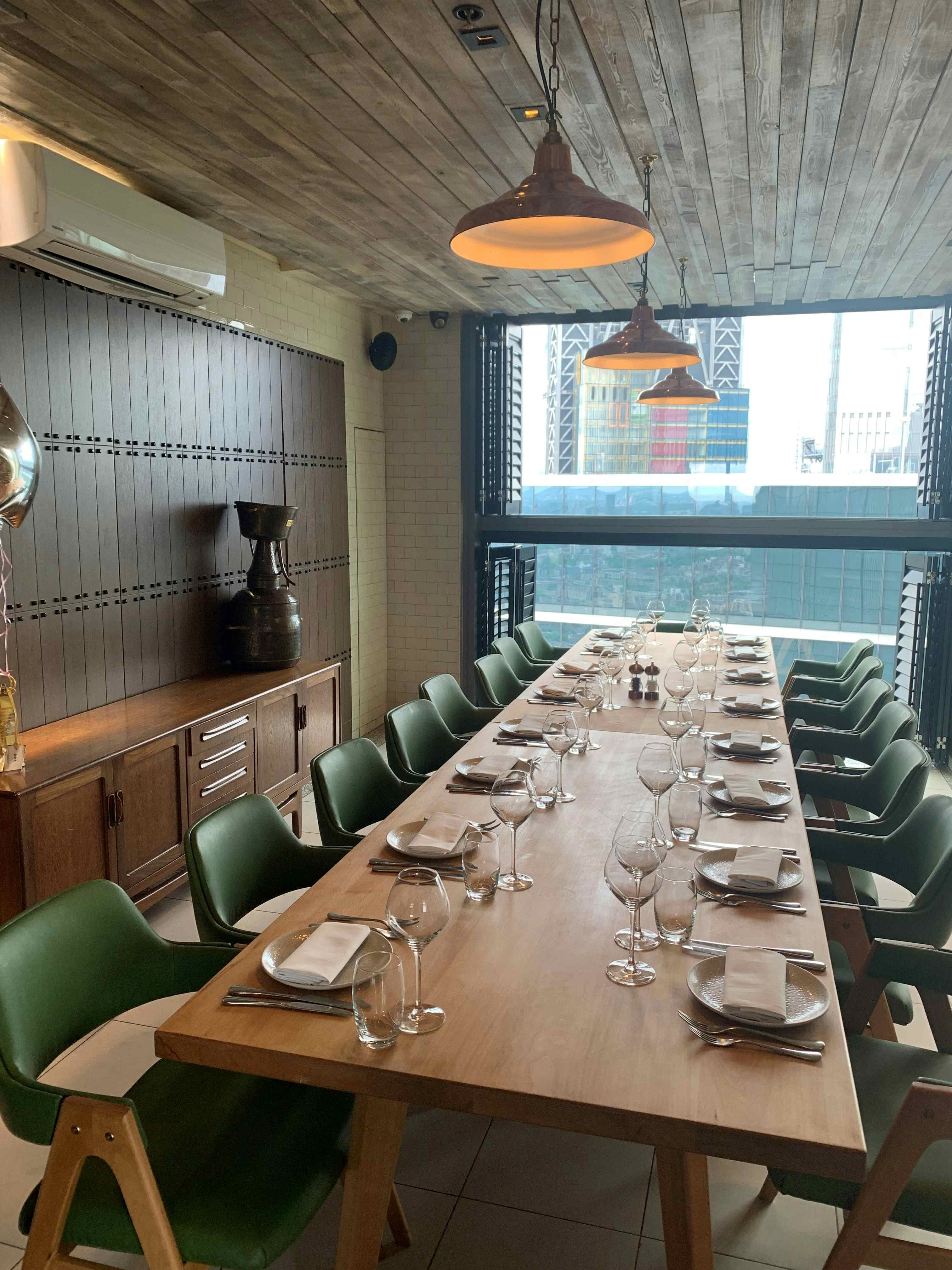 Book Private Dining Room at Duck & Waffle. A London Venue for Hire