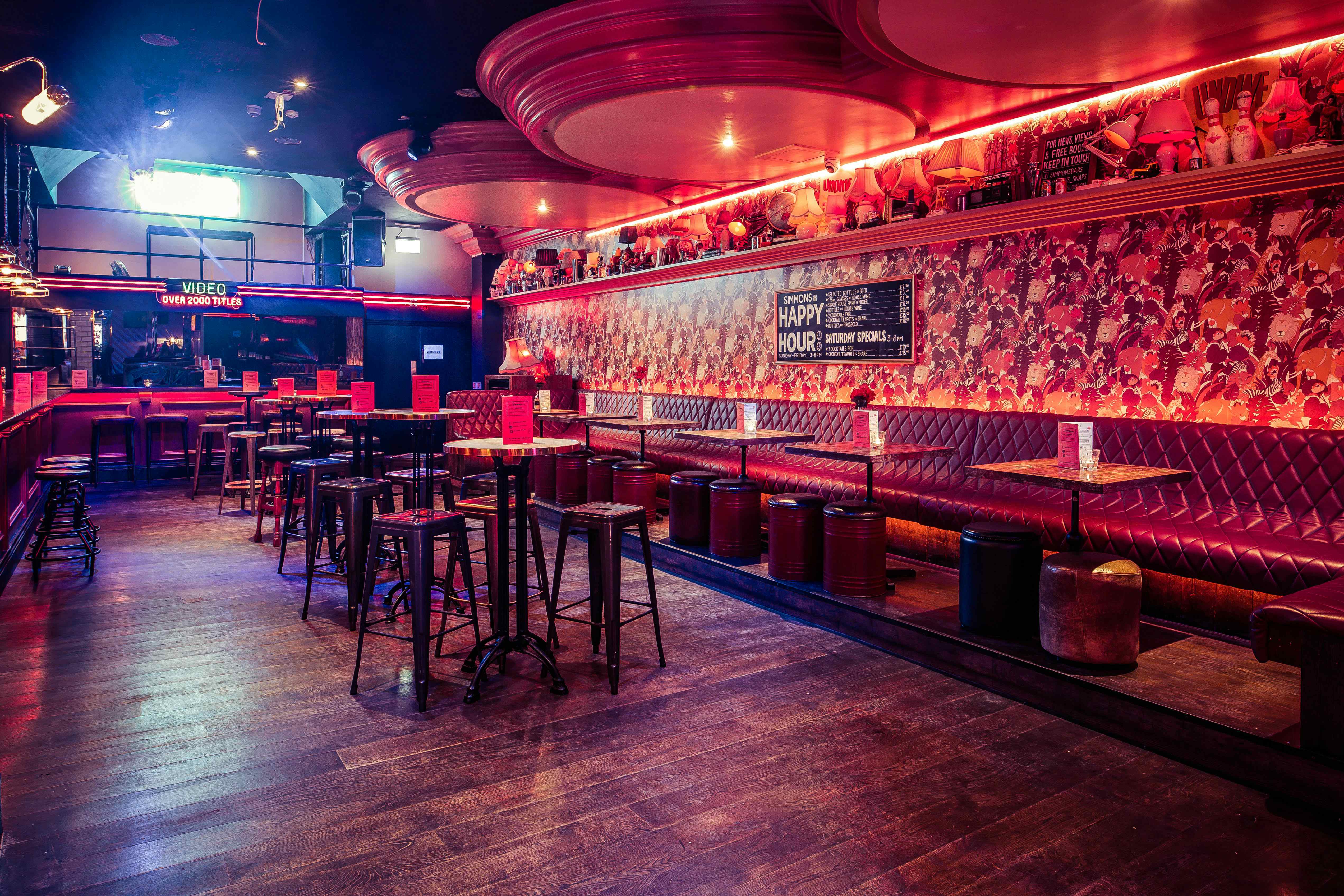 Full venue Hire , Simmons Bar | Oxford Street