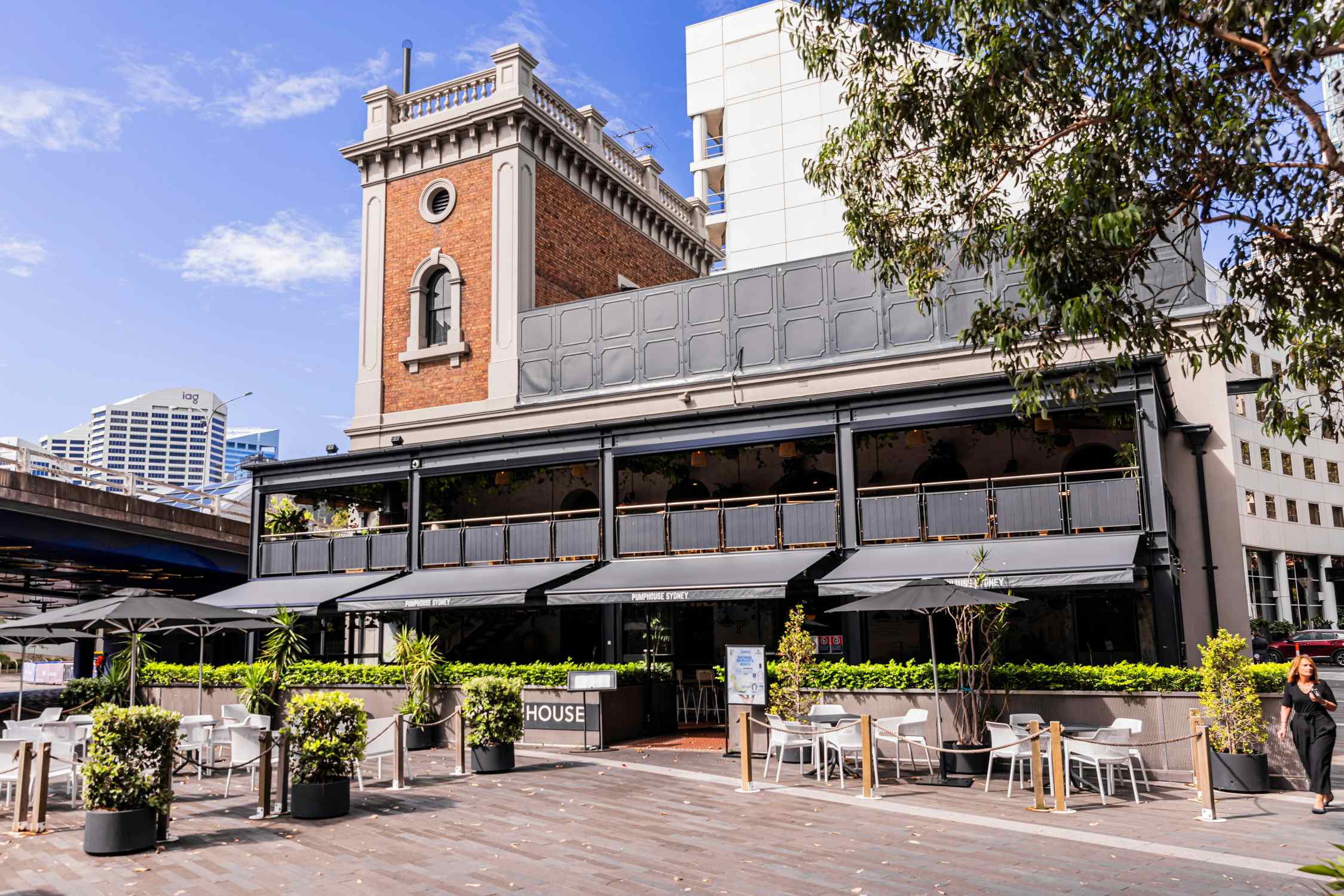 Pumphouse Lower Terrace (Left of Entry) 1