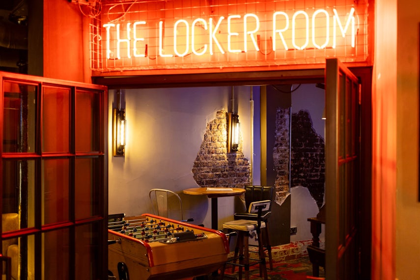 The locker room 0