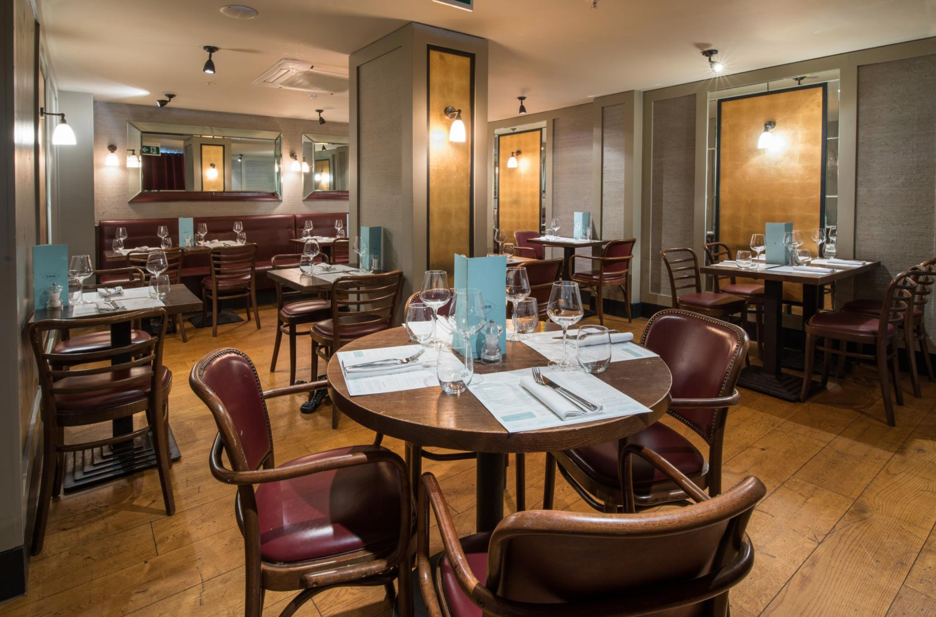 Curtained semi-private area