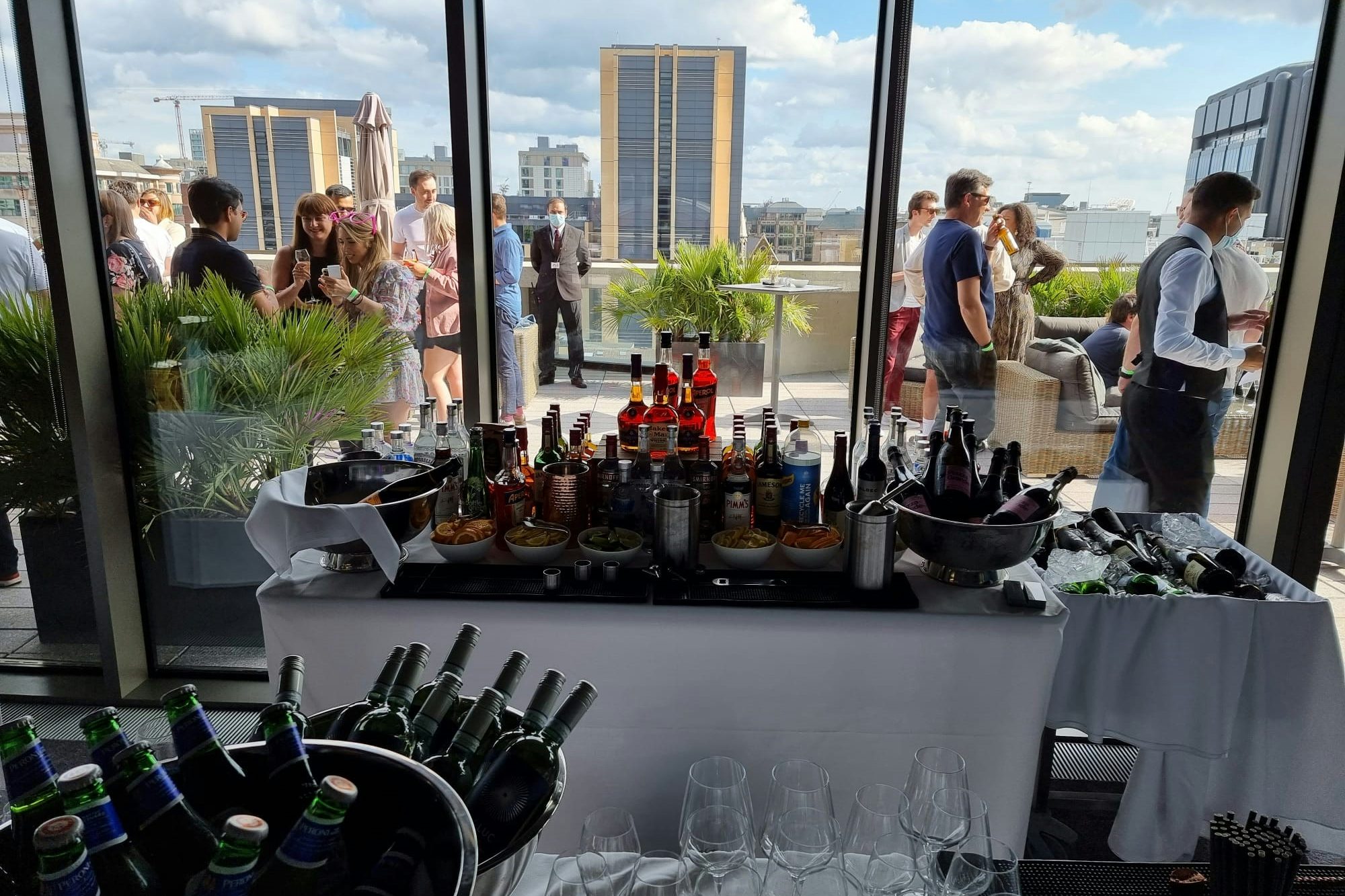 Rooftop Event Space with bar and BBQ option 6