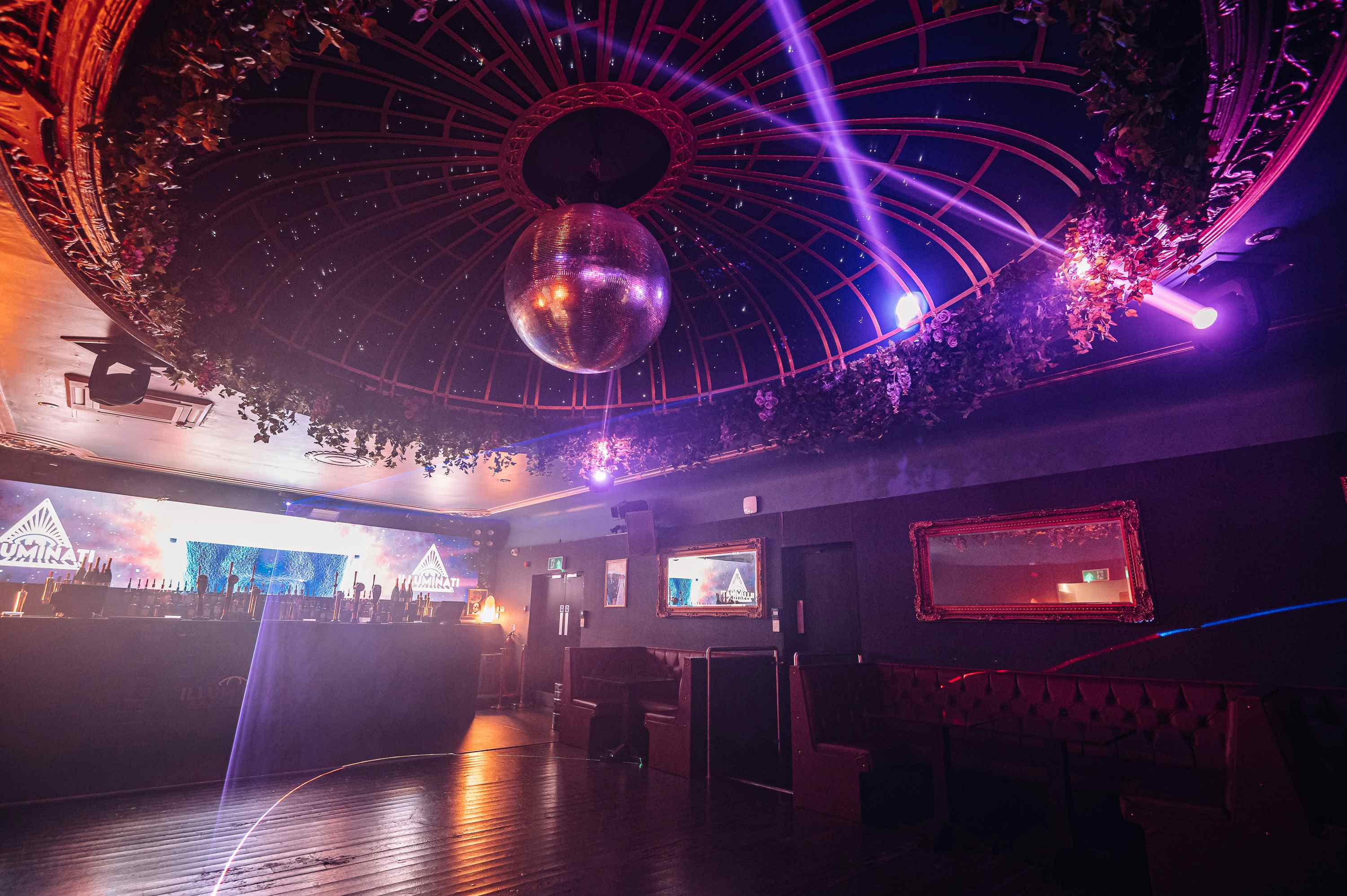 Club lounge , Illuminati Bristol 