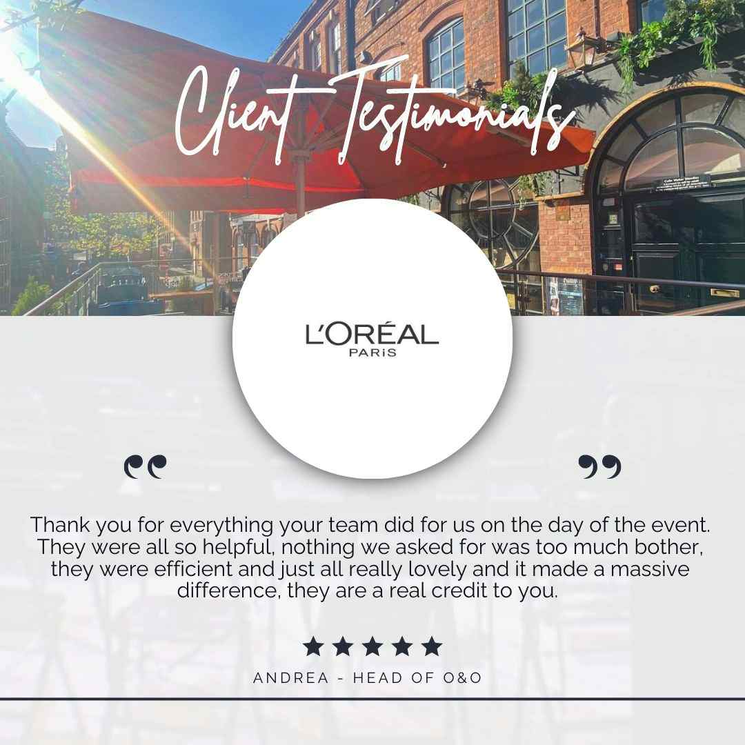 Exclusive Hire of Whole Venue. 9