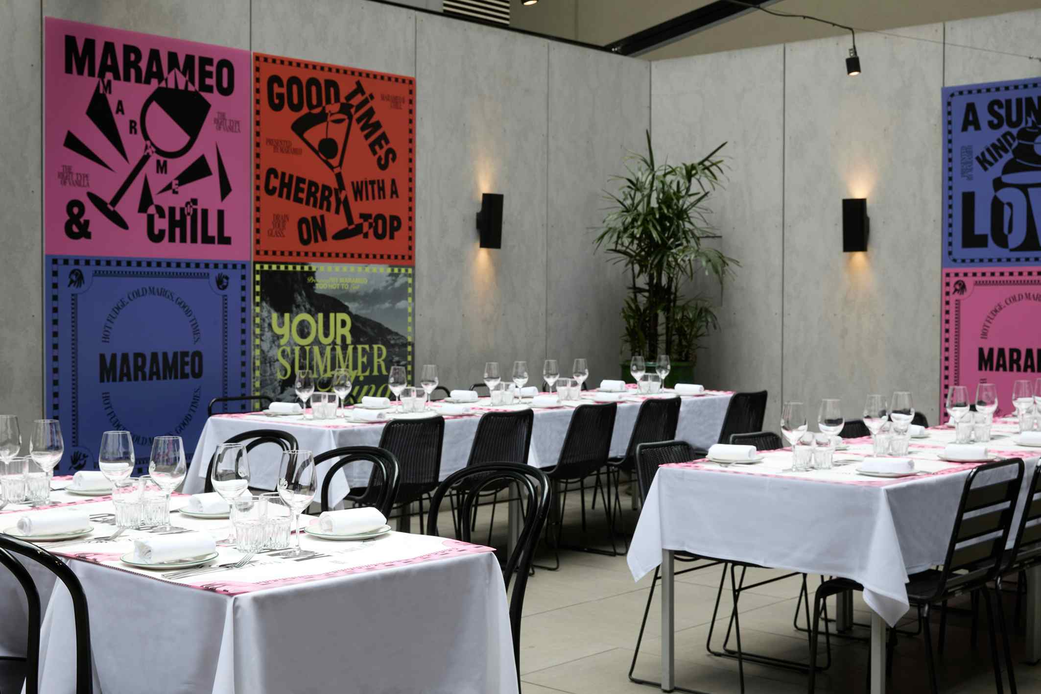 Terrace  + Marble Table +  Private Dining Room 7