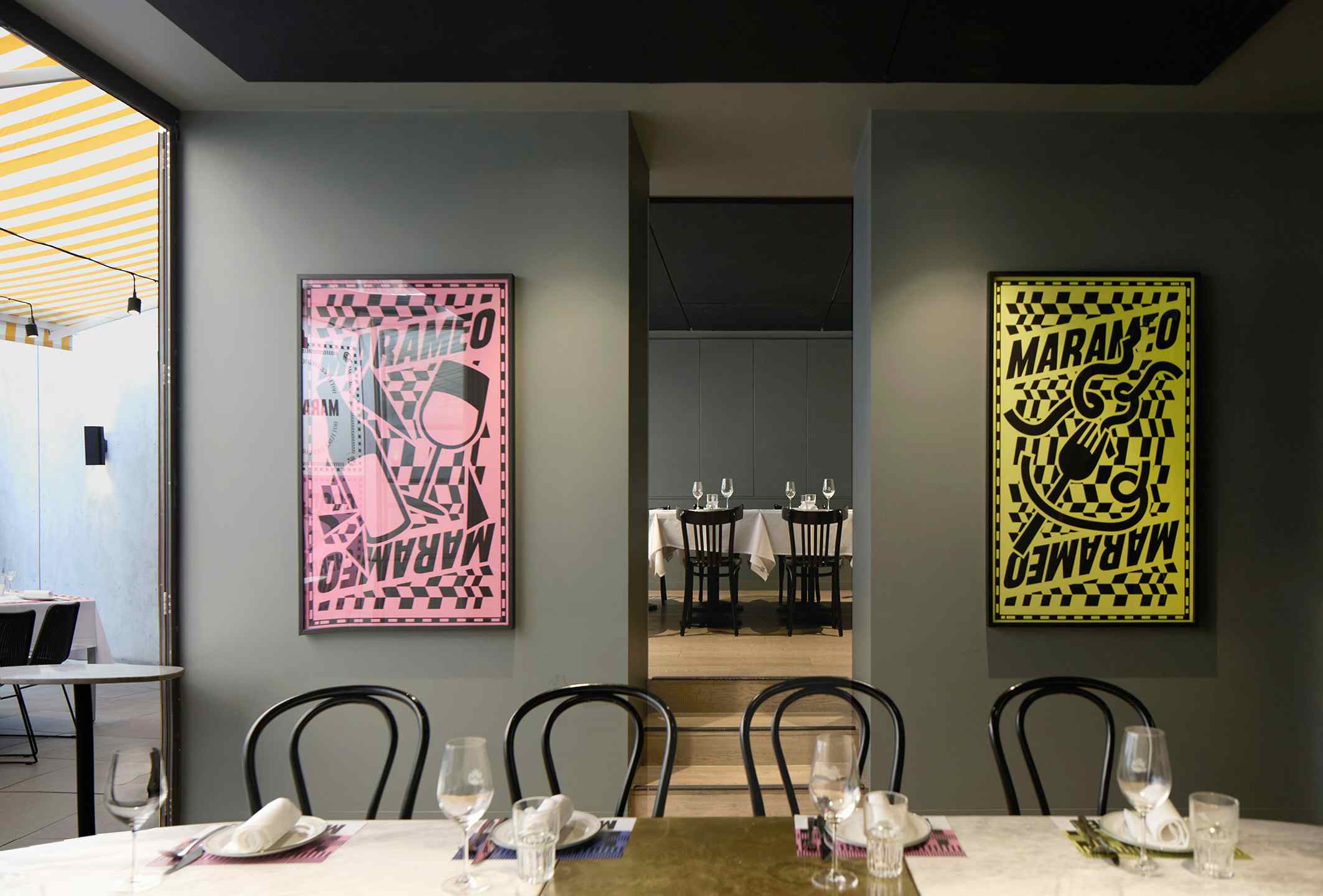 Marble Table +  Private Dining Room