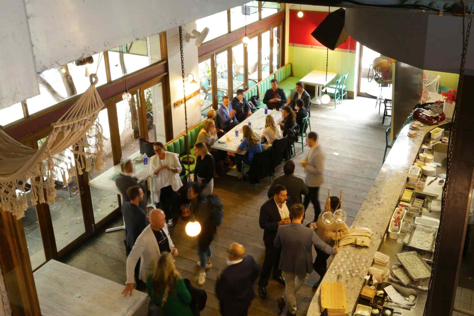 Colourful Laneway Adjacent Function Space