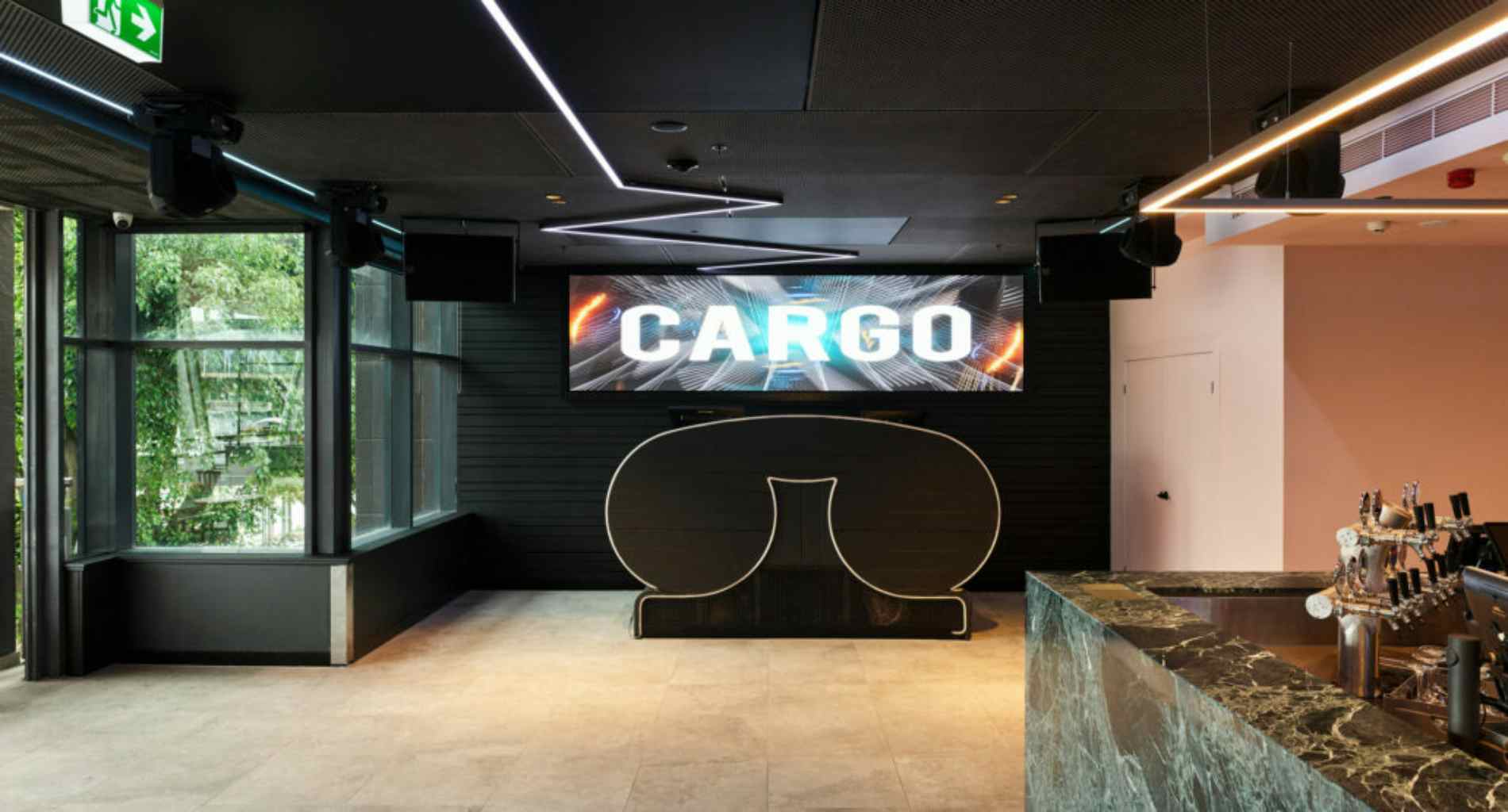 Upstairs Exclusive Hire, Cargo Bar