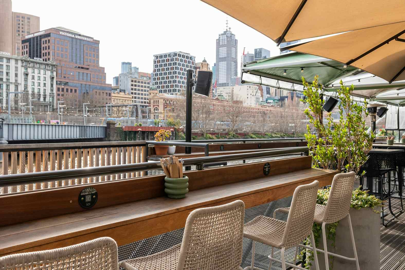 Upper Deck Section 1, Yarra Botanica