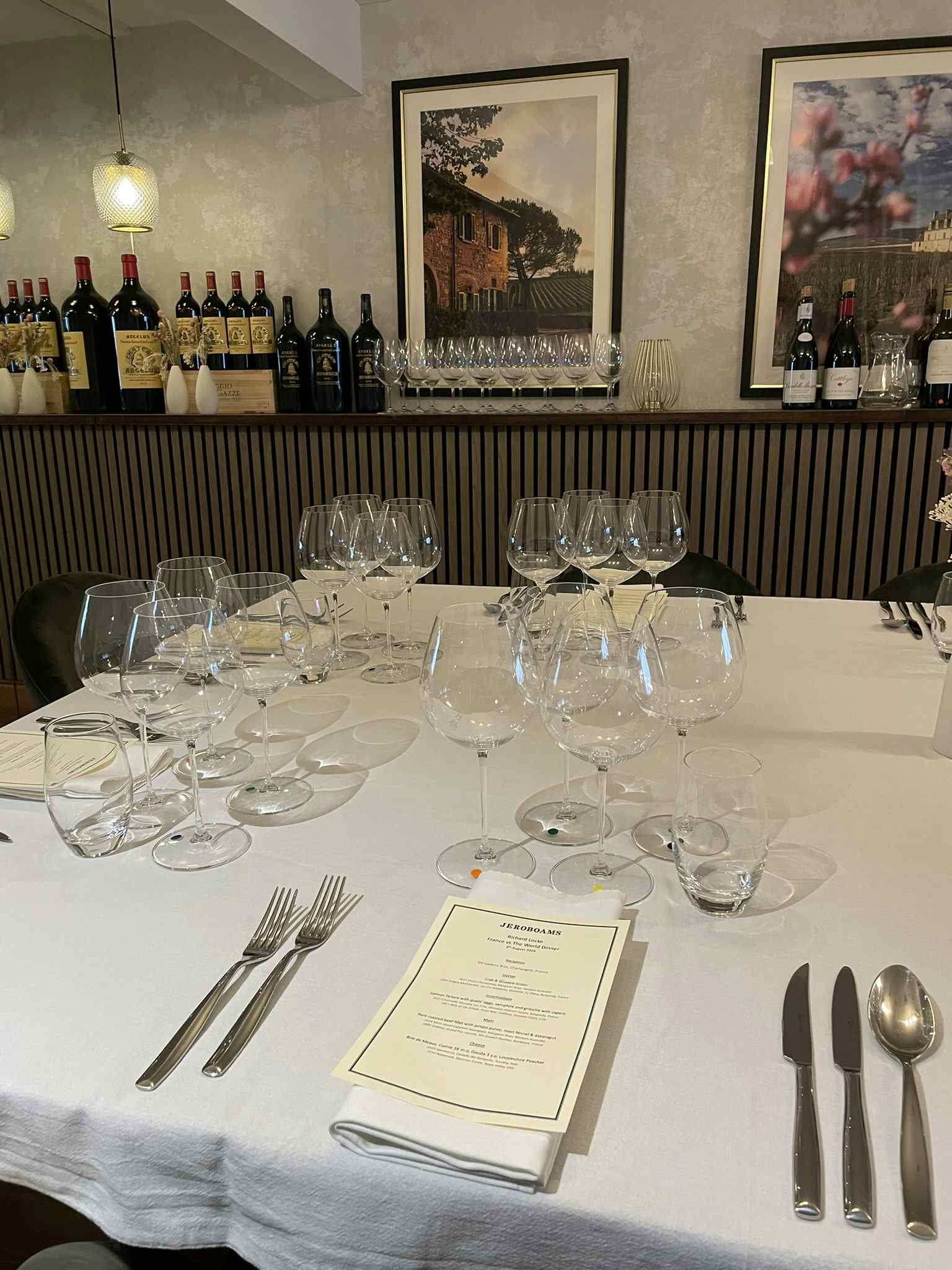 Jeroboams - Private dining, wine tasting, drinks receptions. 25