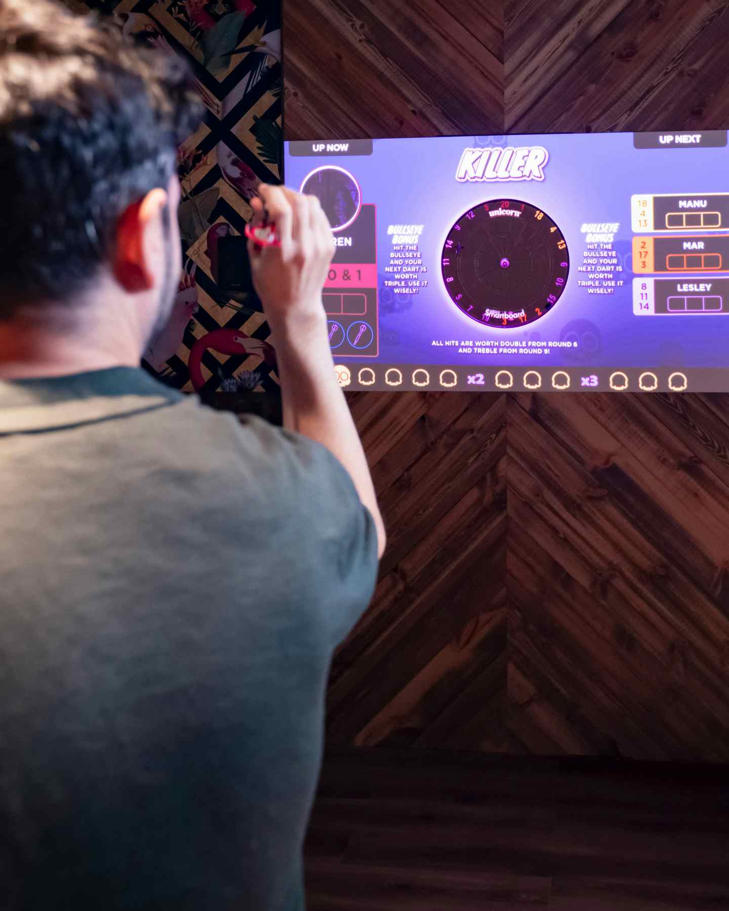 Shuffle, Foosball & Throw 4