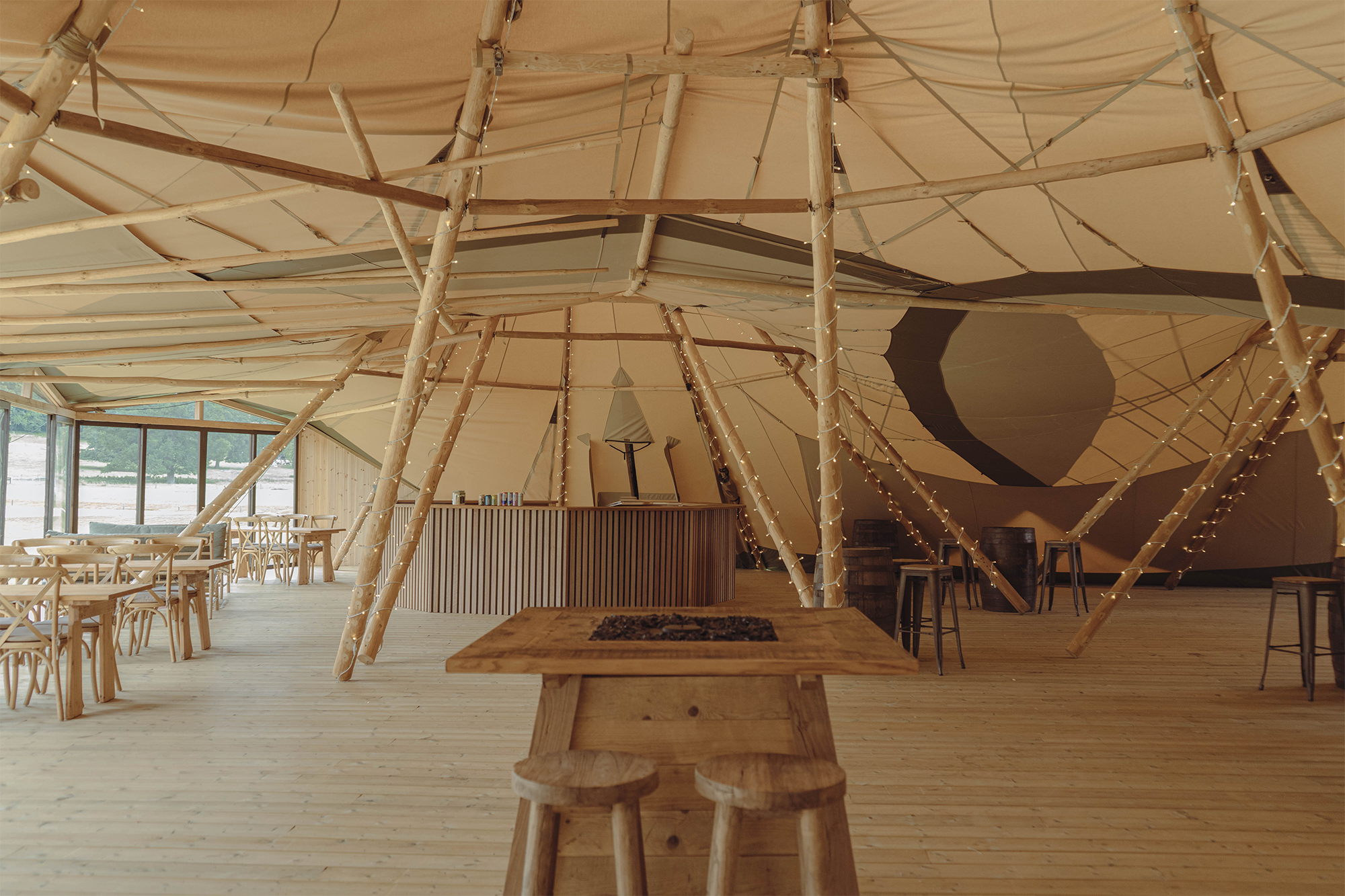 Tipis at Mapledurham 1