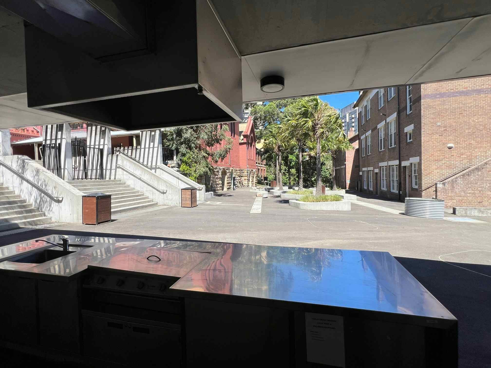 Court Yard With BBQ Area 10