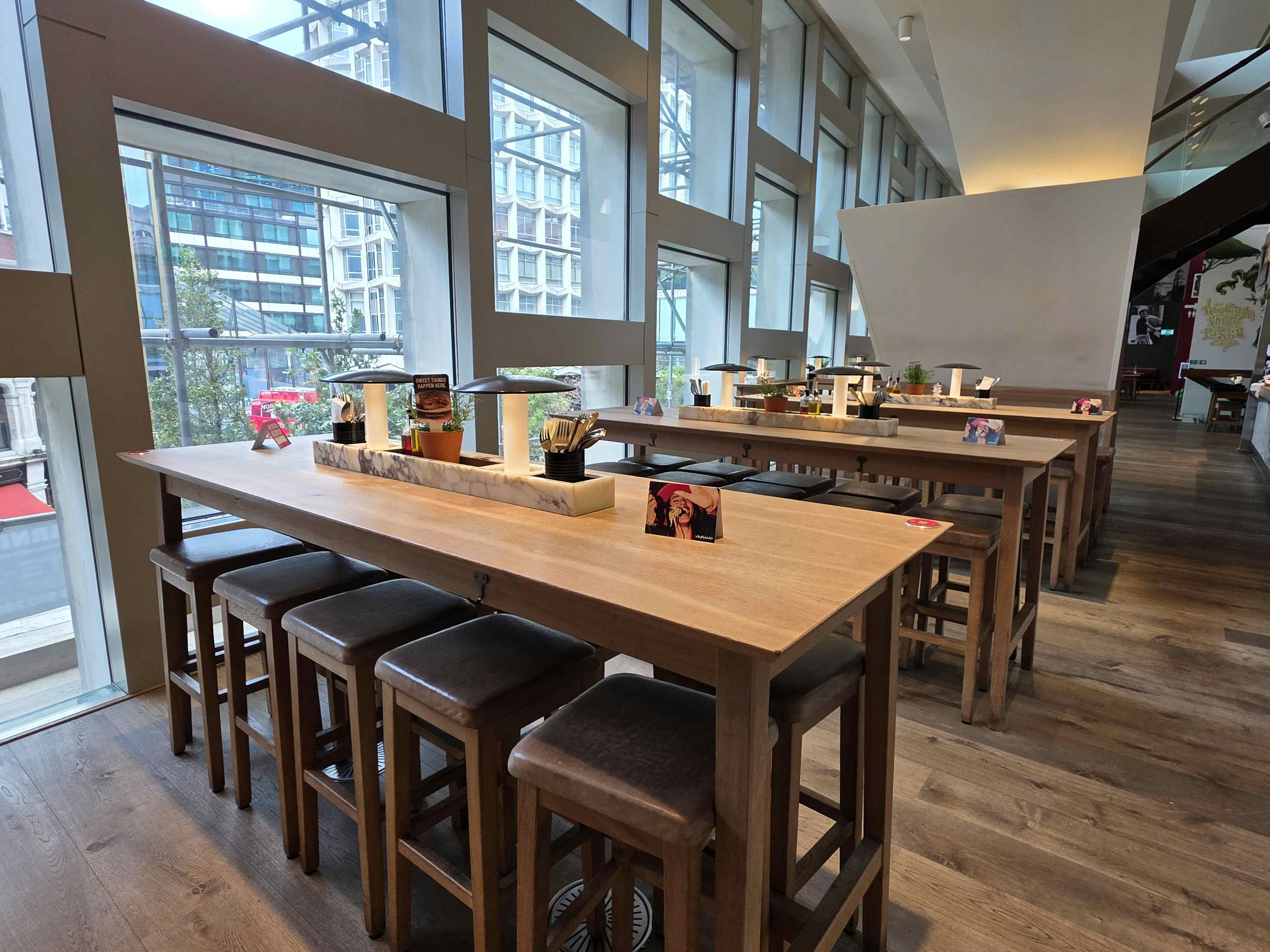 Window View at Vapiano Tottenham Court Road 2