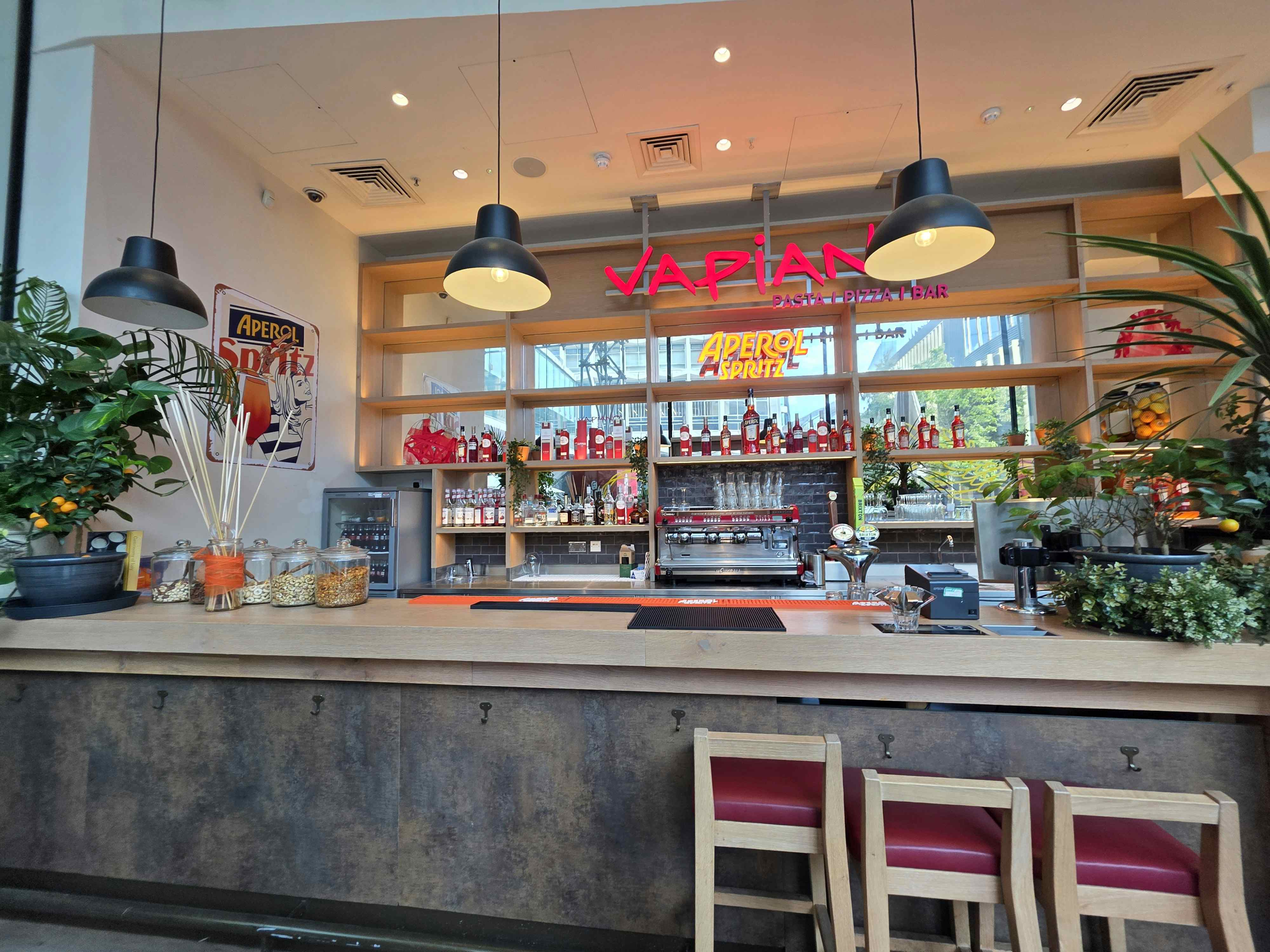 Ground Floor - Private Bar at Vapiano Tottenham Court Road 1