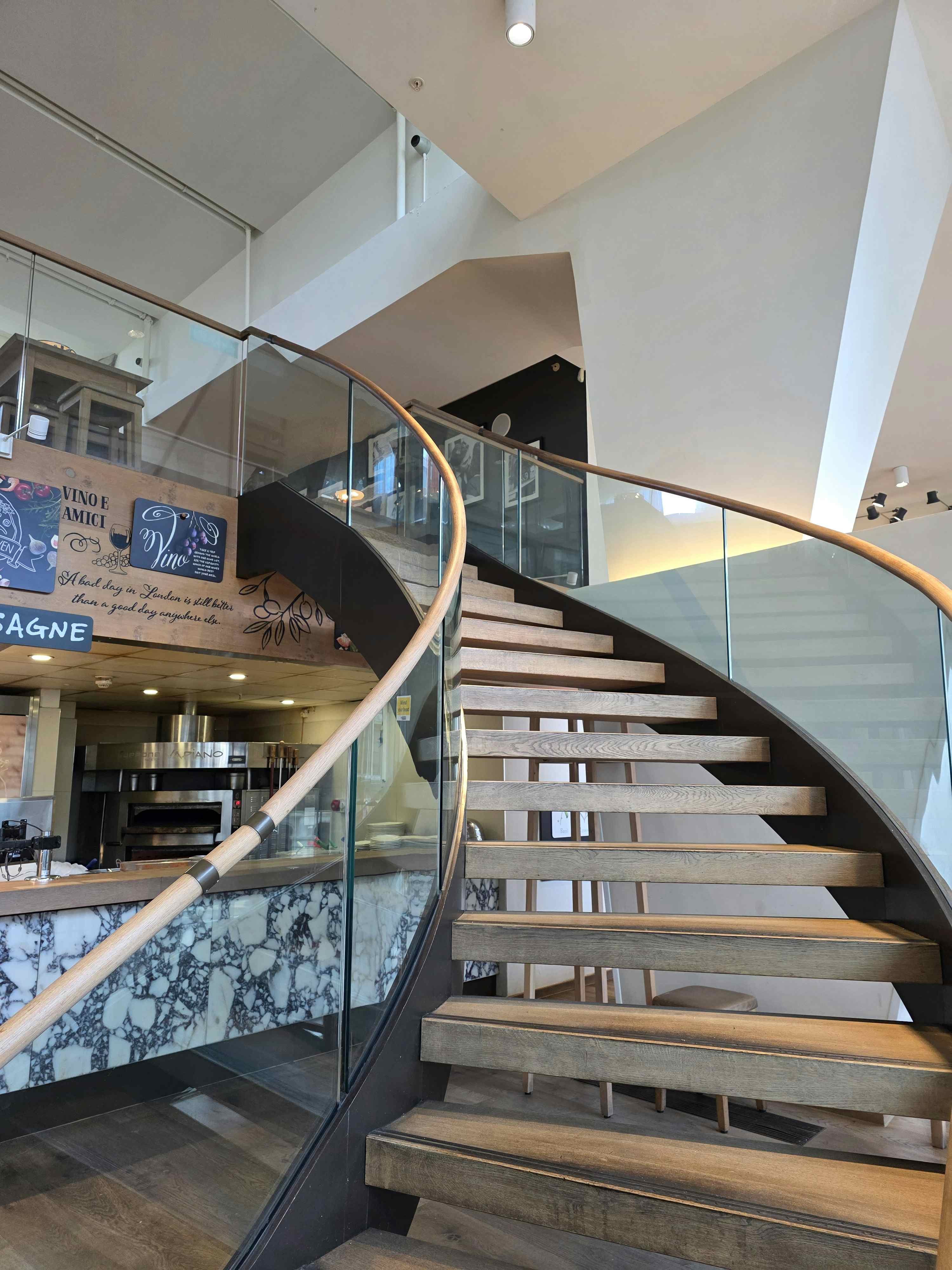 The Mezzanine at Vapiano Tottenham Court Road
