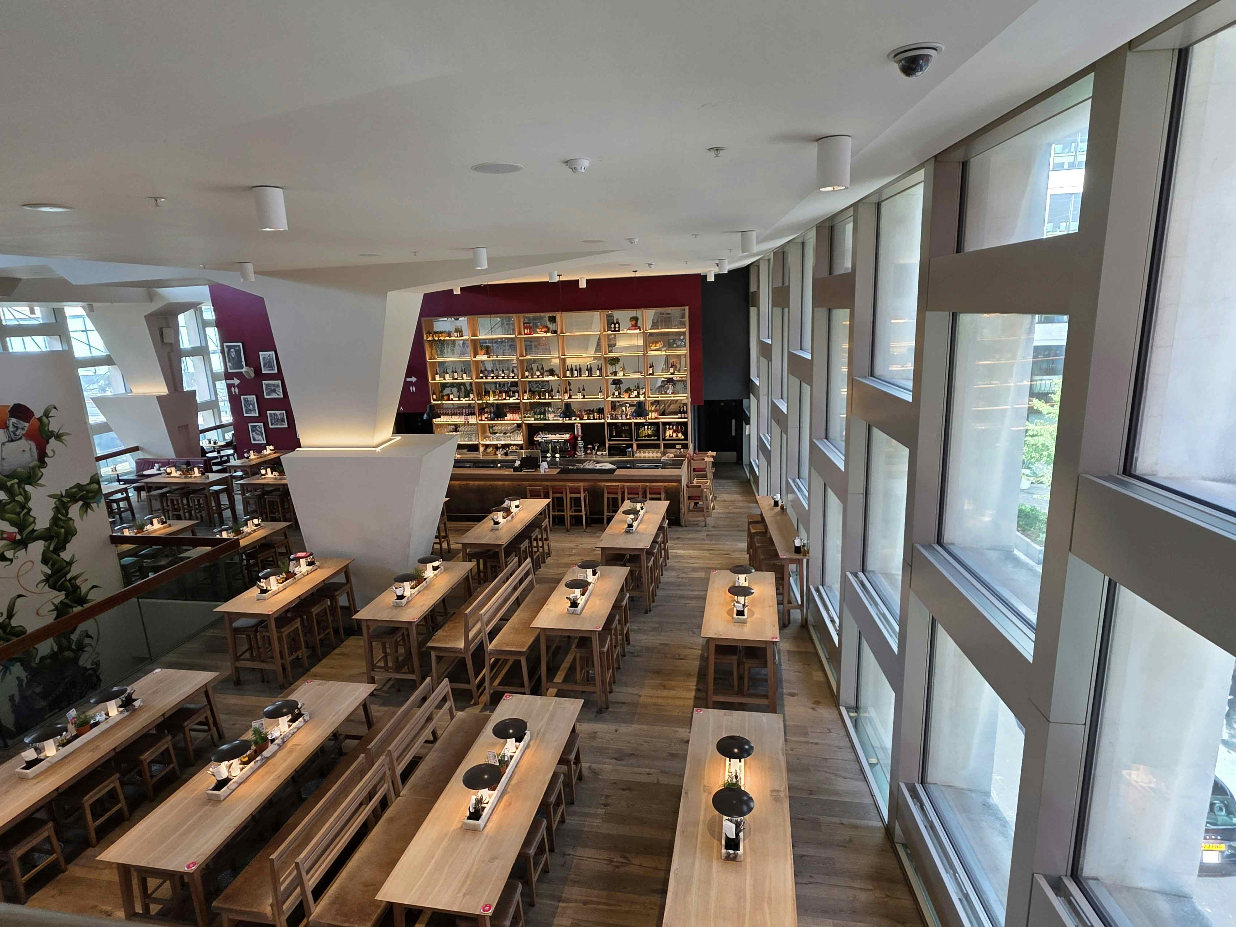 First Floor Bar/Kitchen at Vapiano Tottenham Court Road 4