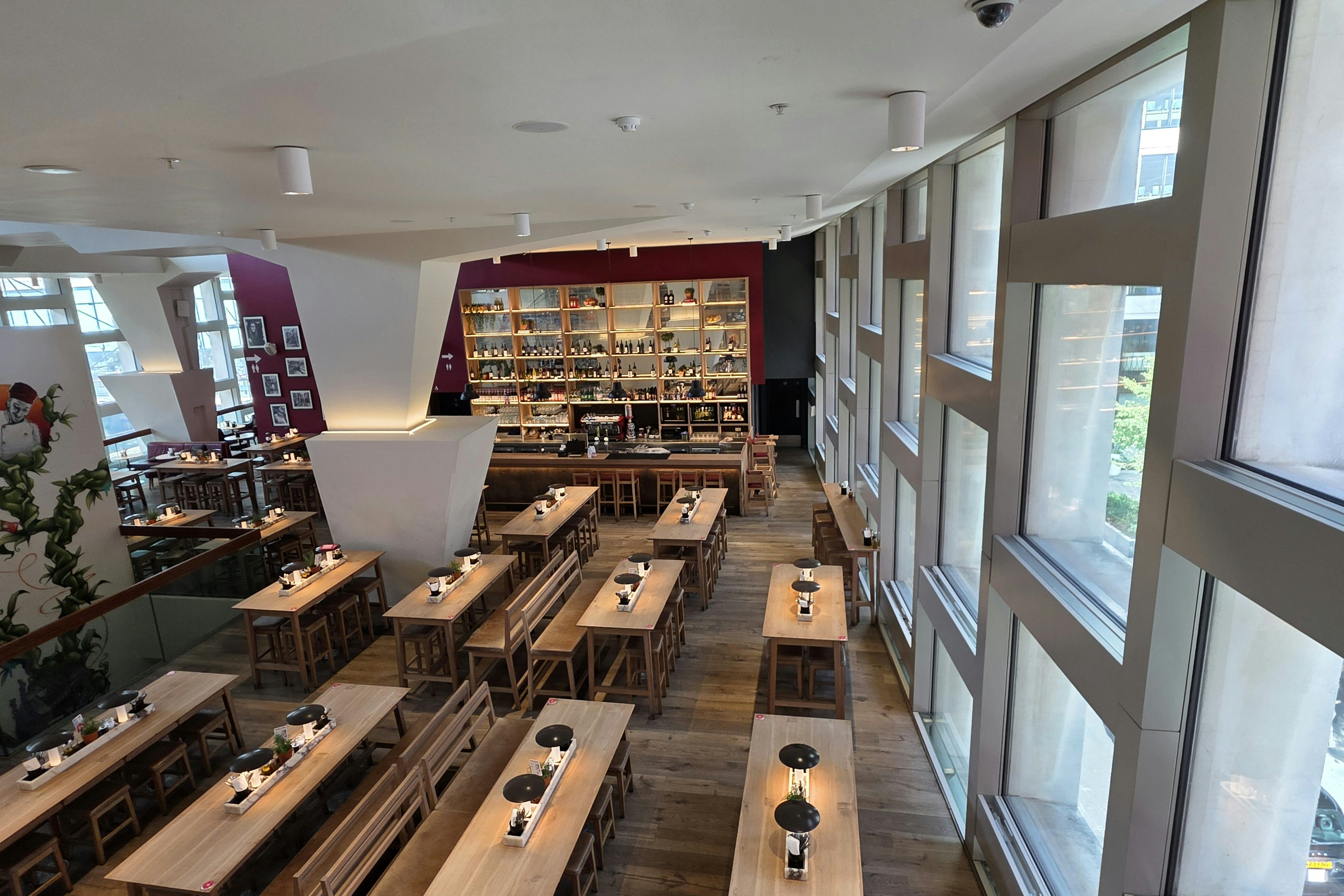 First Floor Bar/Kitchen at Vapiano Tottenham Court Road 4