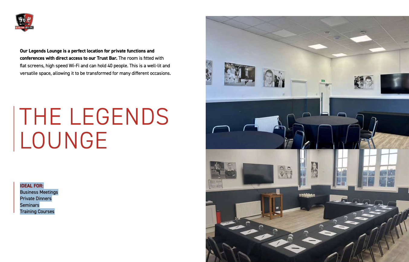THE LEGENDS LOUNGE