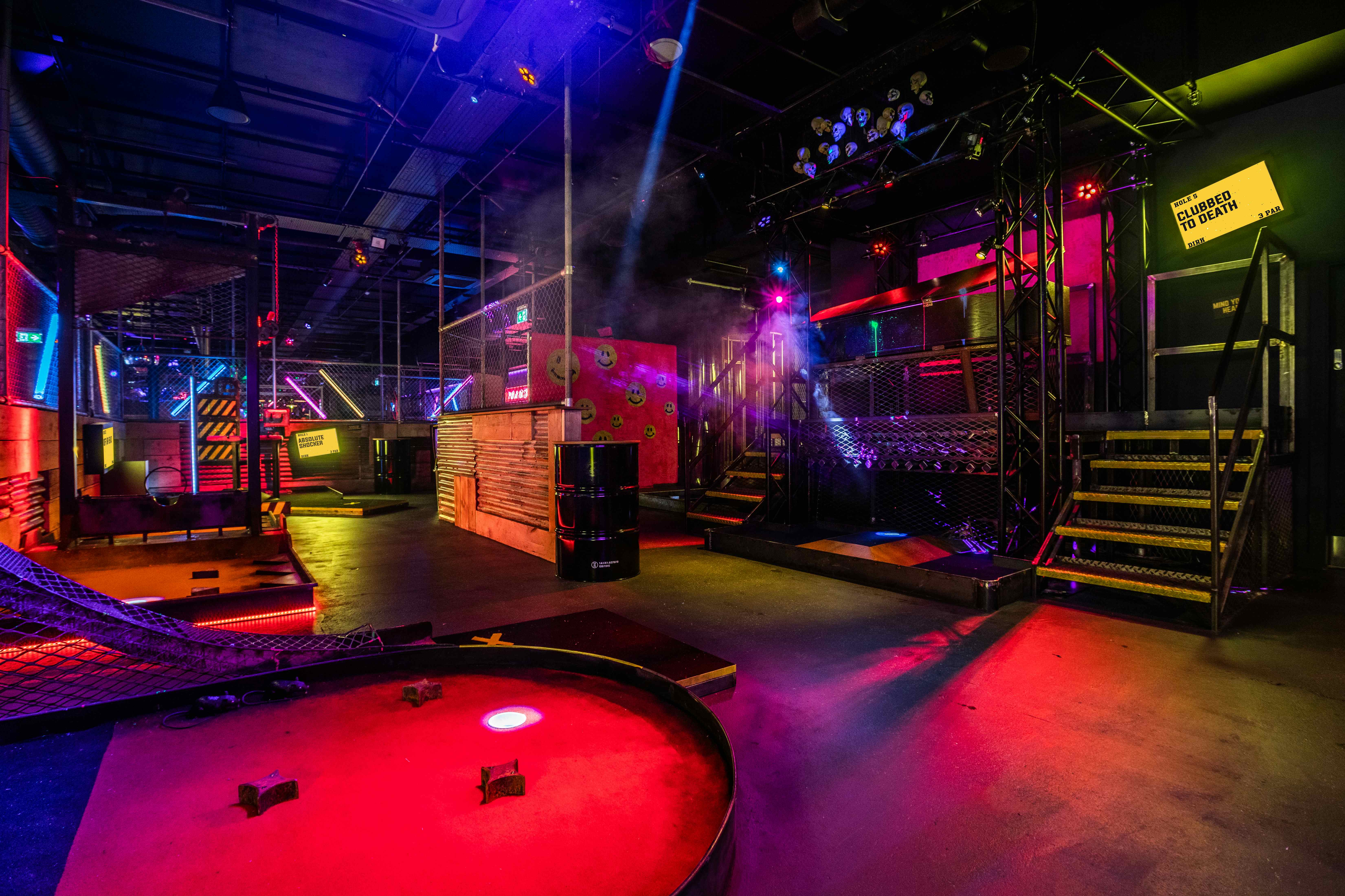 Book DIRK at Junkyard Golf Club. A London Venue for Hire HeadBox