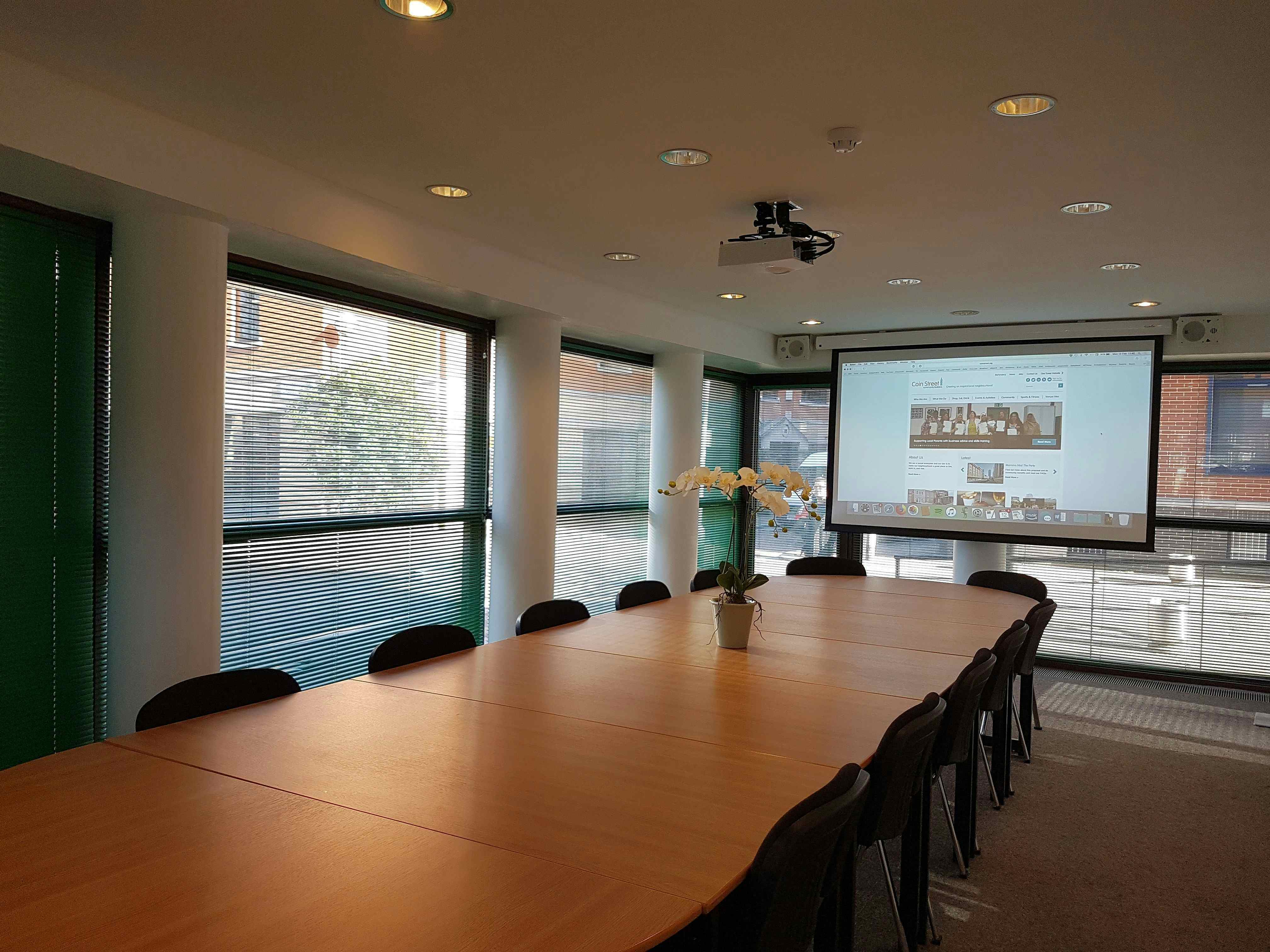 Palm Meeting Room, Coin Street Conference Centre