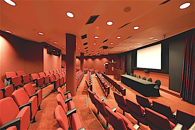 Auditorium **Looking for an auditorium for hire in London? Look no further than SCI Belgravia.**
This modern Auditorium is unique, climate-controlled and a fully equipped graduated theatre located on the lower