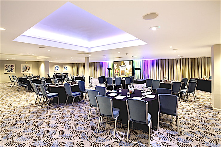 Lakeside Suite **The Lakeside Suite is a multi-purpose event Space for hire in Gloucester.**
The Space holds up to 180 Guests in theatre layout and is a completely self-contained suite.
Own private entrance, p