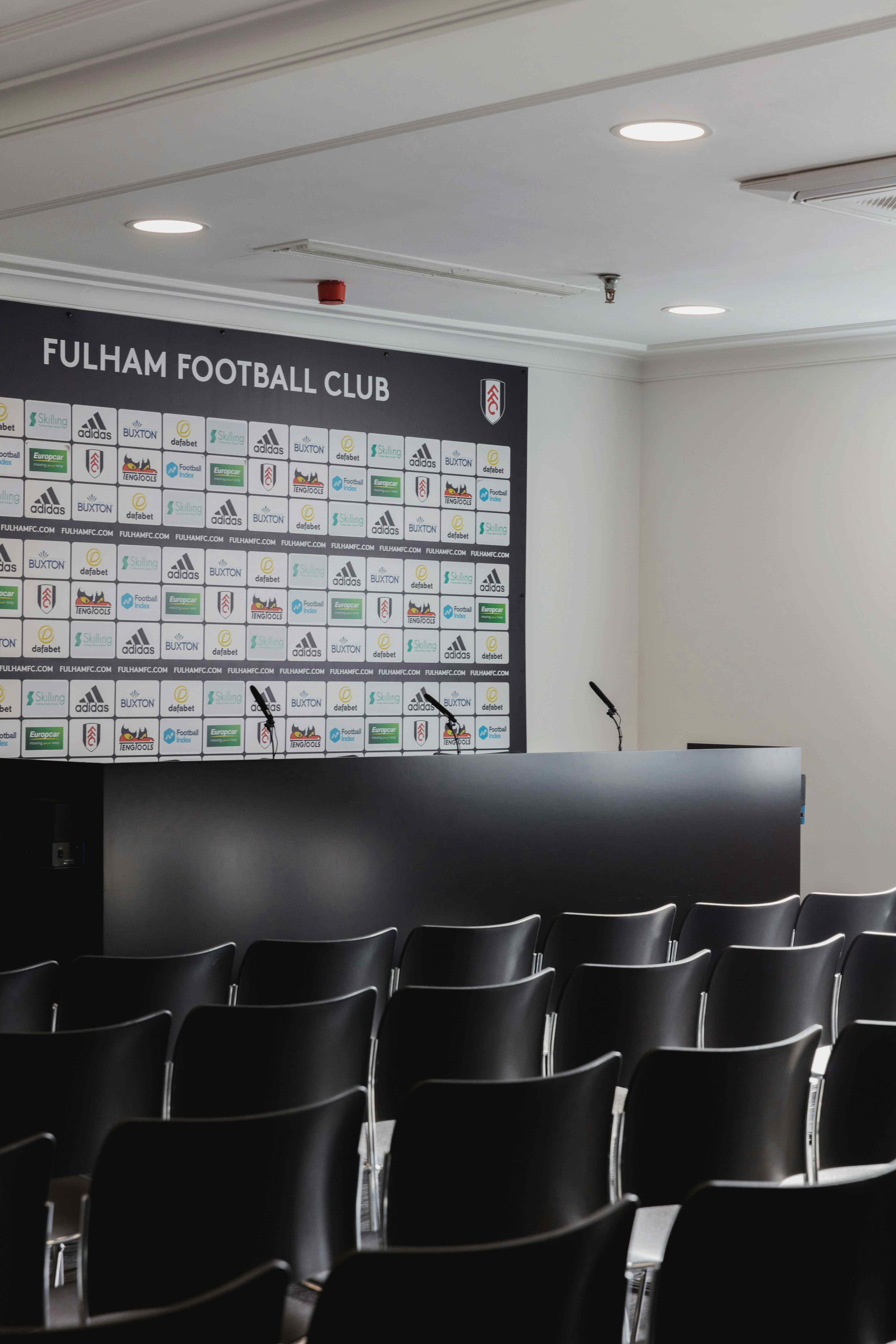 Press Room, Fulham Football Club, Craven Cottage