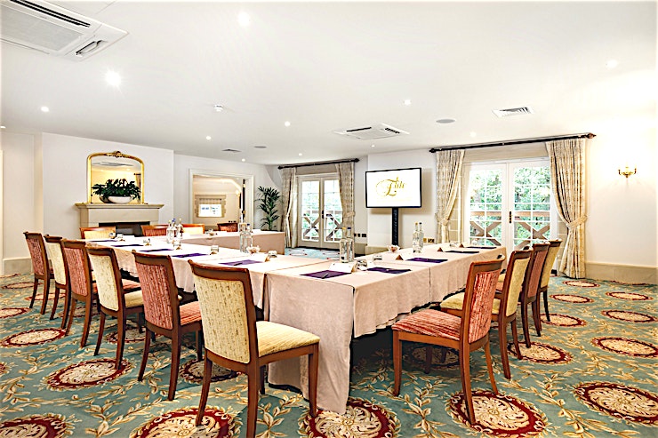 Bayford Brook **The Warren Weir Suite, complete with private garden and overlooking the River Lea, comprises five individually designed function rooms adaptable for conference or leisure use and licensed for weddin