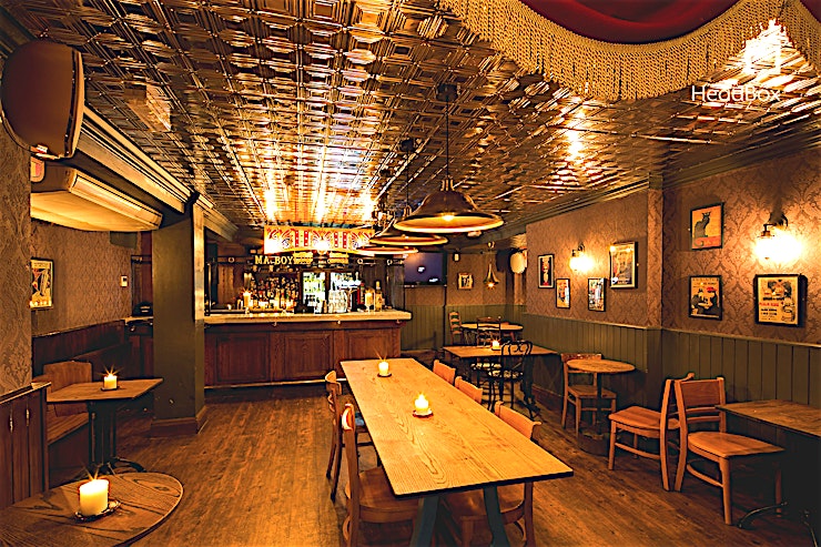 Rum & Rumour **Rum & Rumour at Ma Boyle's is a vibrant party venue for hire in Liverpool.**
Ma Boyle’s is a fantastic space to host your event, whether it be an office party, birthday, wedding, christening or f