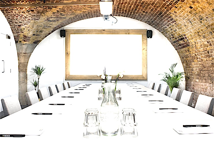 Churchill Meeting Room **Hire the Churchill Meeting Room at The Dock, a perfect Space for your next corporate venue hire.**
The Dock’s meeting rooms can accommodate up to 120 people and are ideal for board and senior man