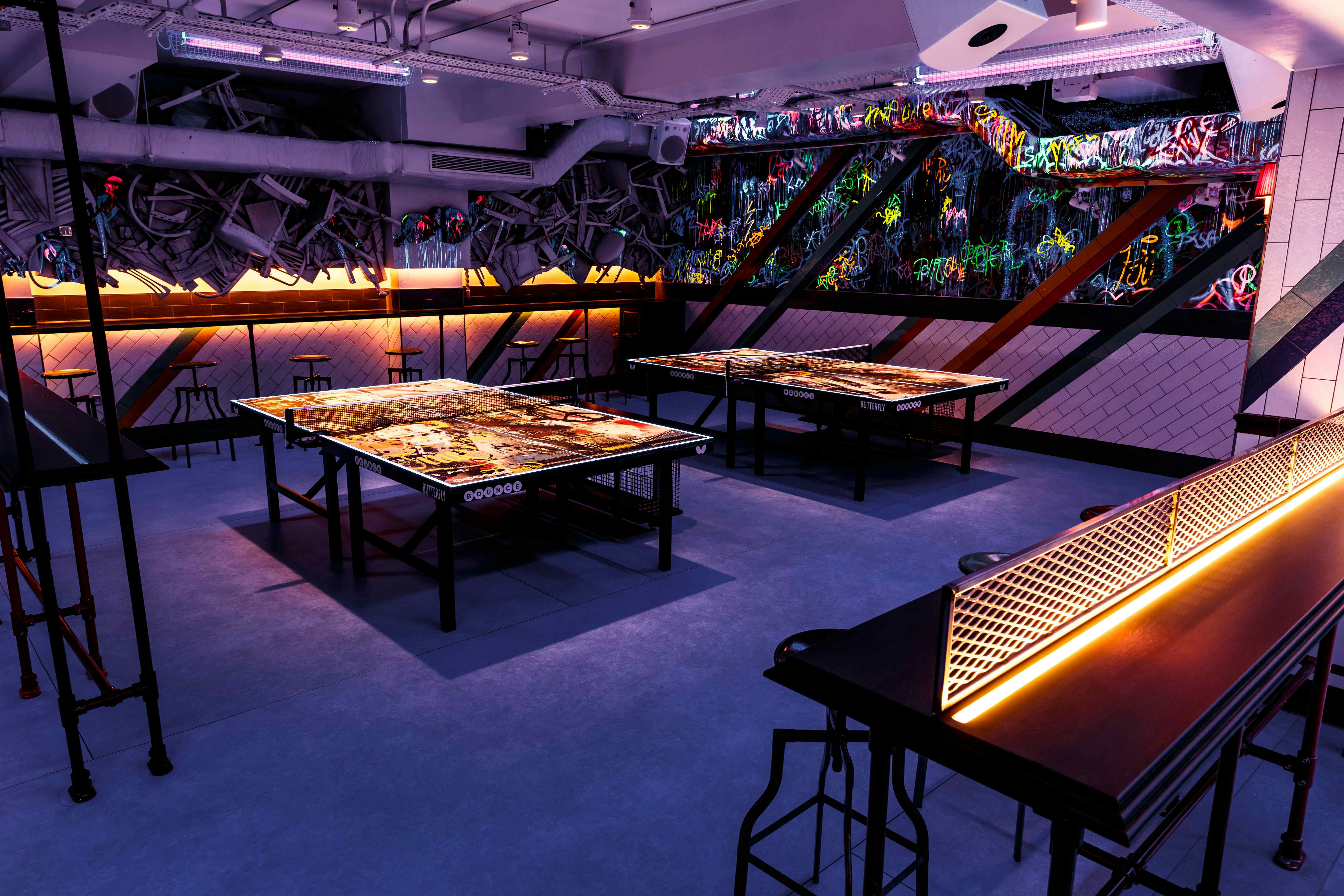 Book Exclusive Areas At Bounce Old Street The Home Of Ping Pong A London Venue For Hire 