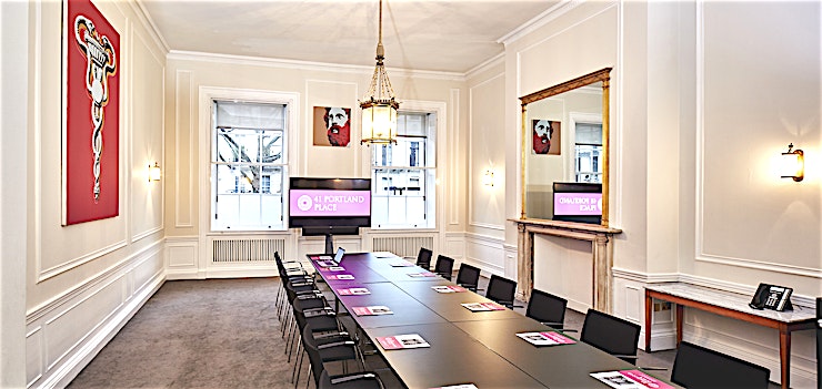 Laurie Landeau Room **For a London meeting room hire ideal for all manner of small company events, hire the Laurie Landeau Room at 41 Portland Place**
41 Portland Place is a central London venue providing period and m
