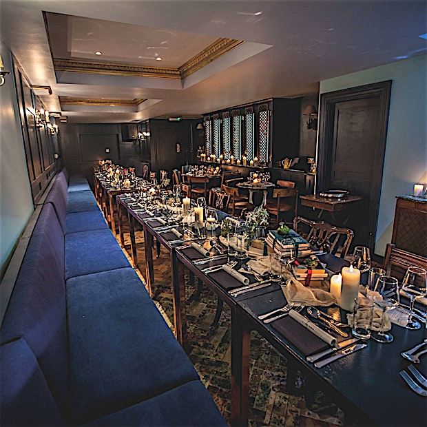 Restaurant **Hire the Restaurant at the LIBRARY for one of the best options for private dining London has to offer.**
On the lower ground floor resides Saint Luke's Kitchen, our restaurant. Available to book