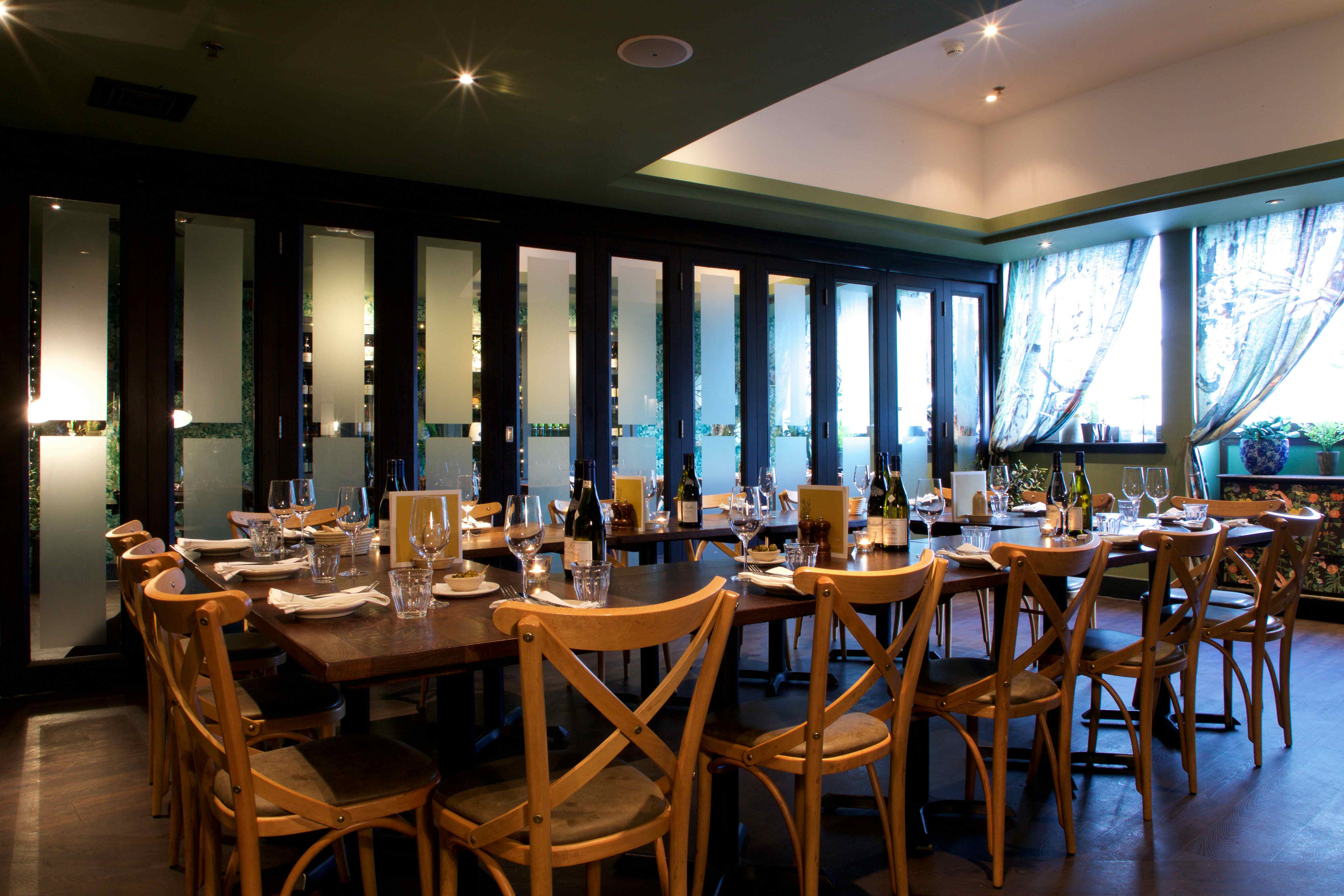 Medium private room, Brasserie Blanc, Southbank