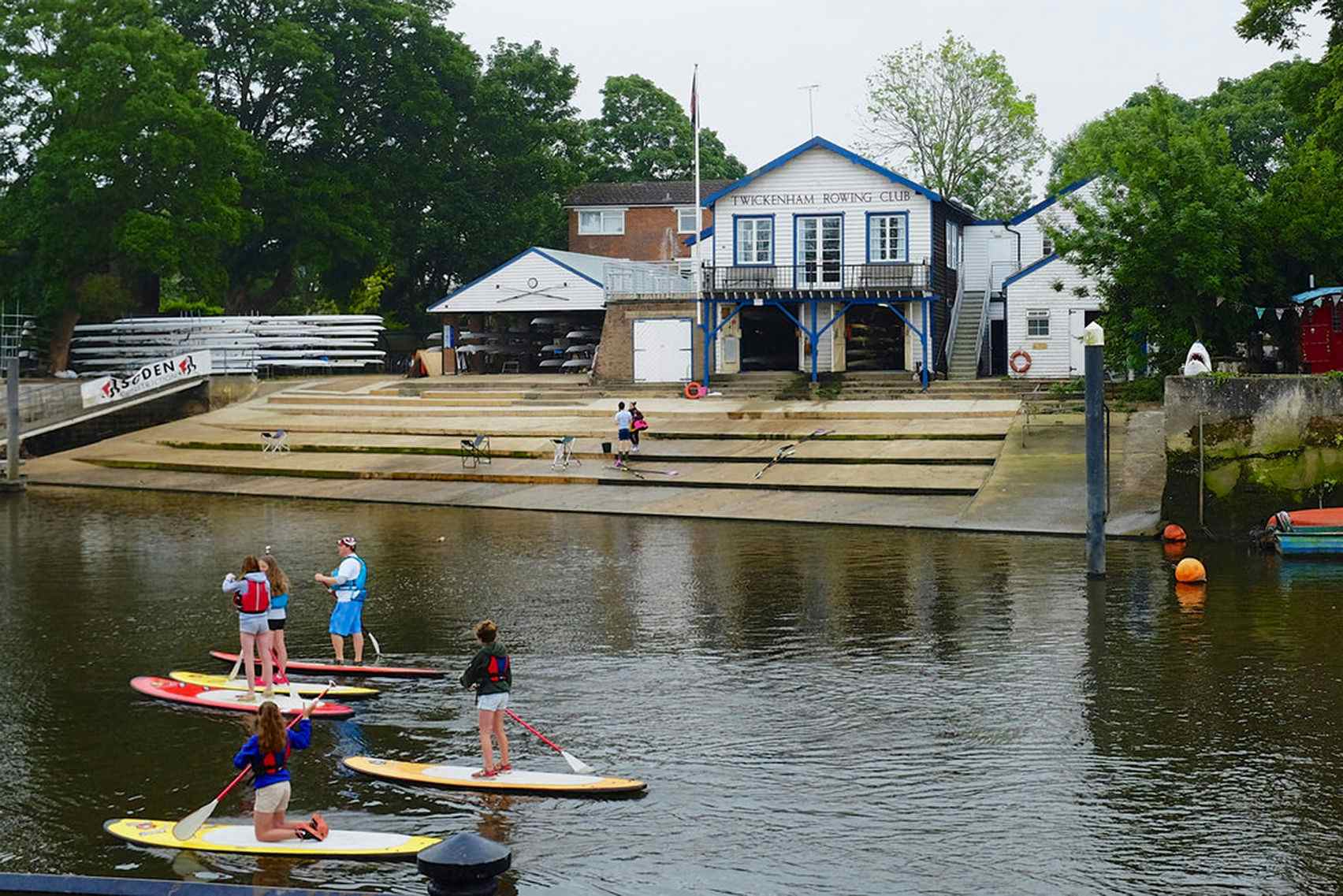 Clubhouse bar and kitchen, Twickenham Rowing Club