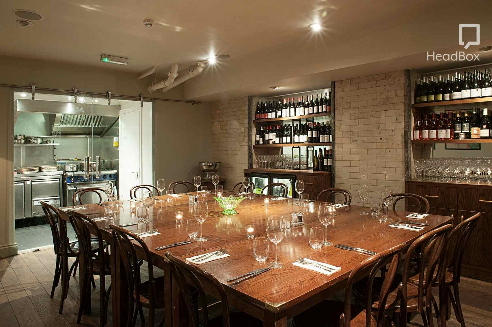 Book Private Room at Vinoteca Farringdon. A London Venue for Hire HeadBox