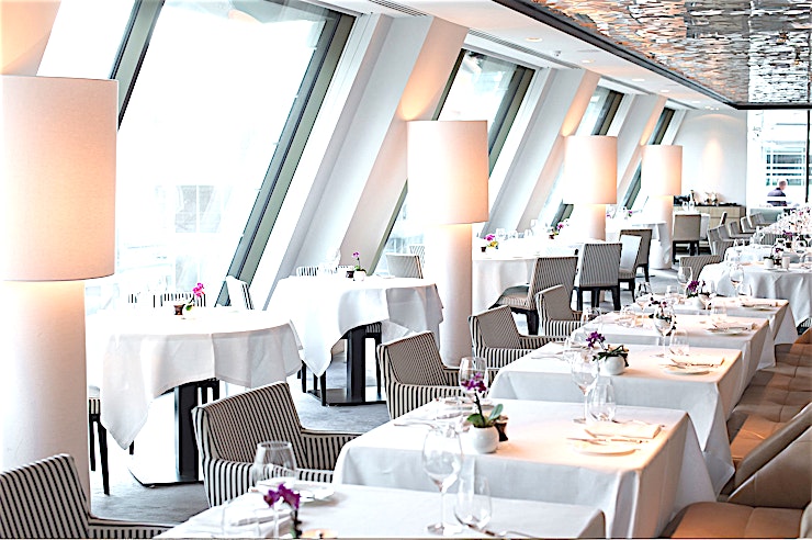 Whole Venue Available to hire on a limited number of dates, an event at South Place Hotel's dazzling Michelin-starred rooftop restaurant, Angler, also gives exclusive access to the roof terrace and intimate bar.
