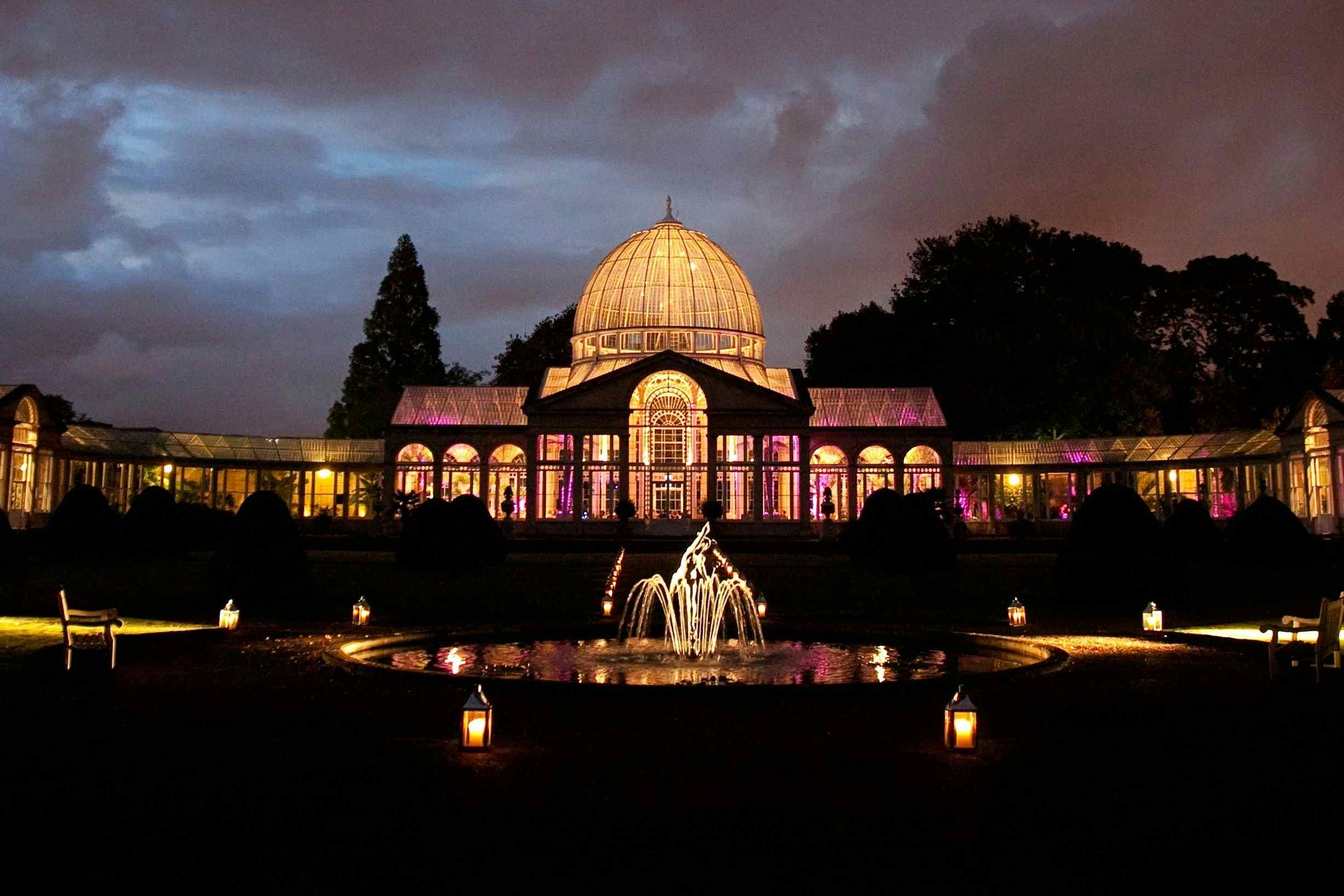 Syon house and the Great Conservatory , Syon Park