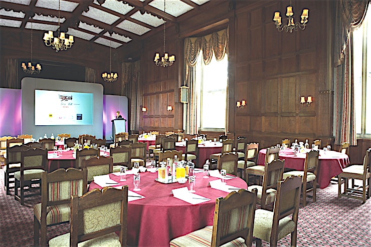 Tylney Suite **The Tylney Suite is the largest meeting room in the mansion house, it is a beautiful baronial private room with vaulted ceilings, a stage and minstrel's gallery which has recently been refurbished.*
