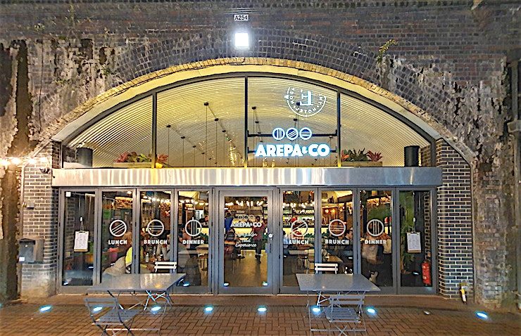 Private Dining Room **Arepa & Co has a stunning private dining room for hire in Bethnal Green.**
Arepa & Co is the home of Venezuelan cuisine in London. Their flagship venue located under the industrial arches of the