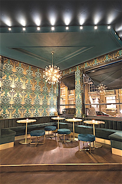 VIP area **Hire a semi-private booth at the Lost & Co Battersea for an affordable party venue to hire in London.**
This semi-private event Space can hold up to 50 Guests for an informal drinks reception se