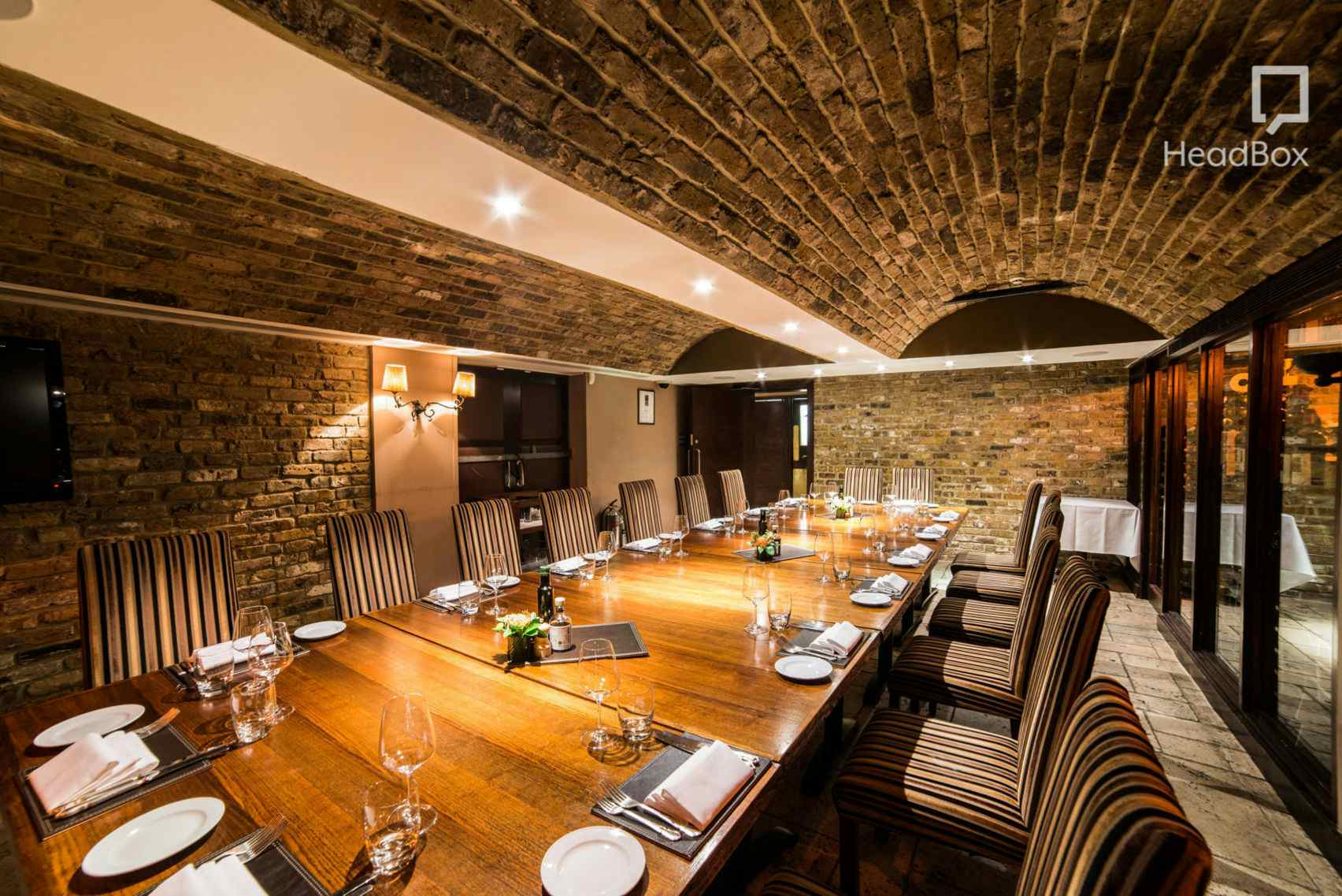 Book Dinner Hire Private Dining Room Zafferano London HeadBox